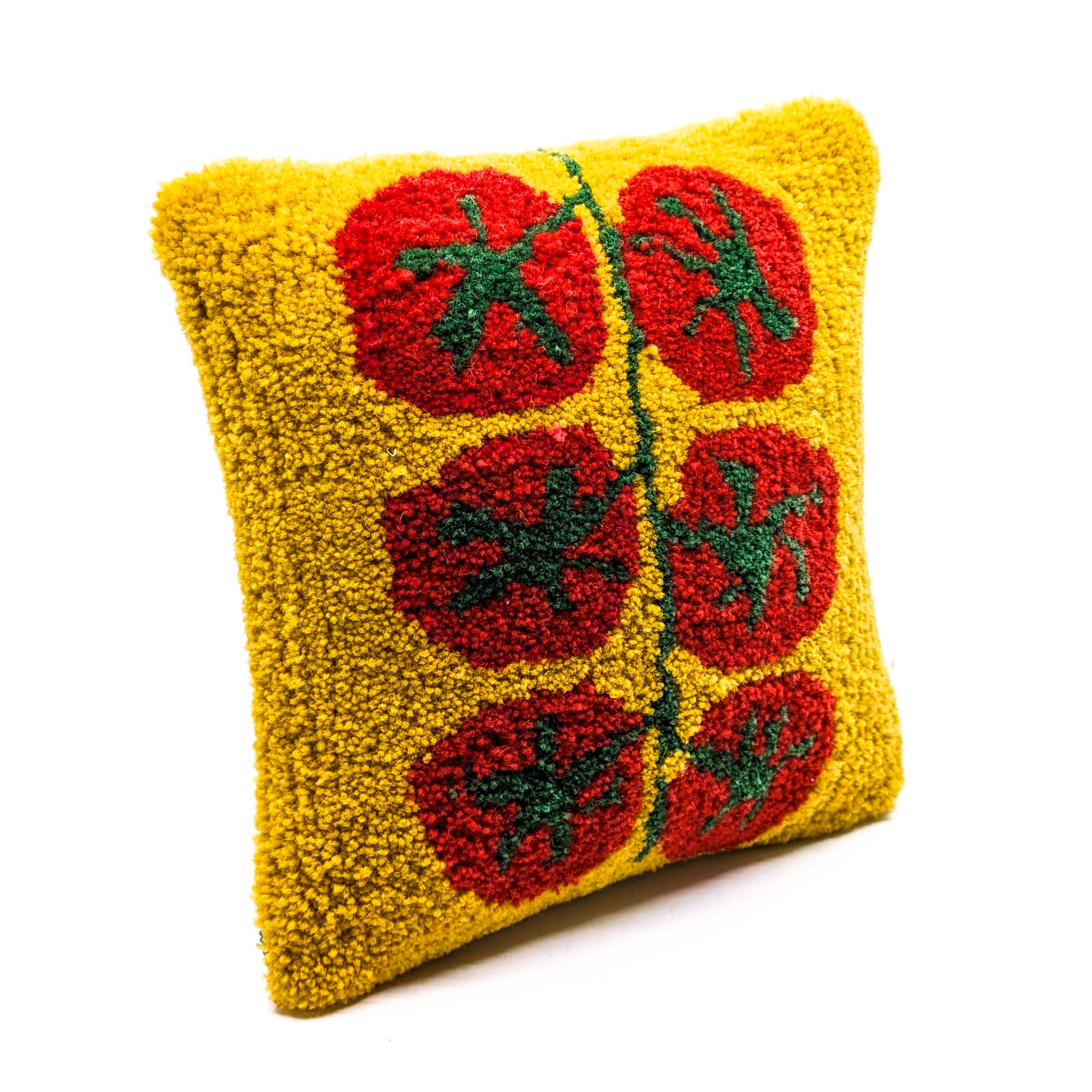 Tufted Pillows (Tomatoes, Smileys)