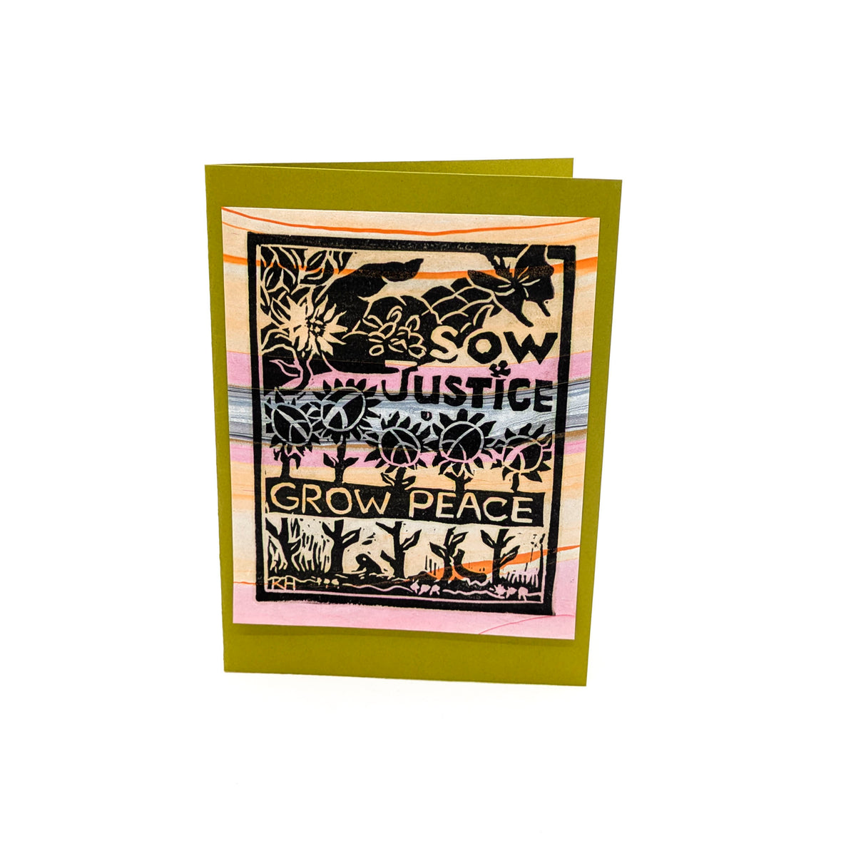 Kara Hammond - Sow Justice, Grow Peace - Card - Style 5 - VISUAL INDEX