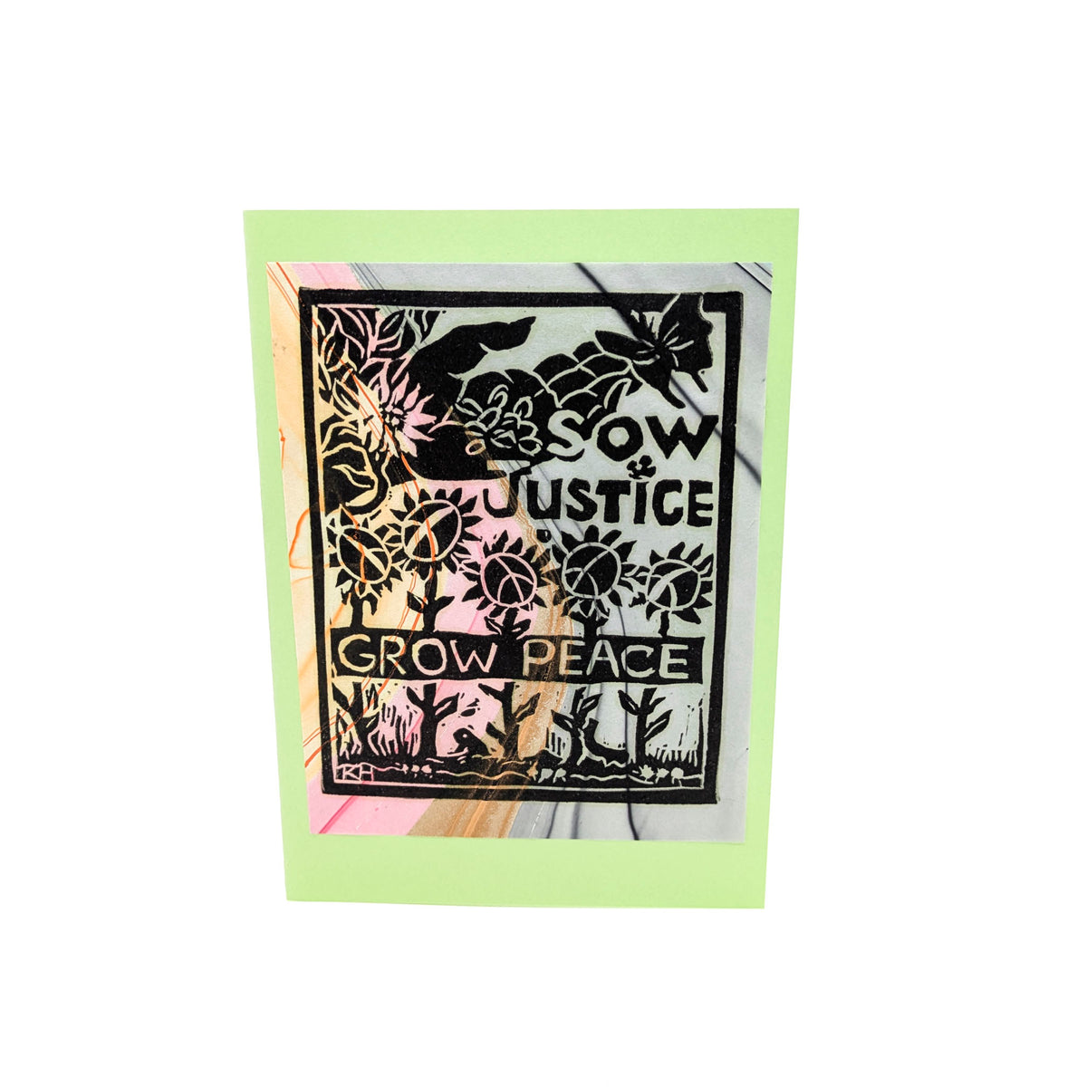 Kara Hammond - Sow Justice, Grow Peace - Card - Style 4 - VISUAL INDEX