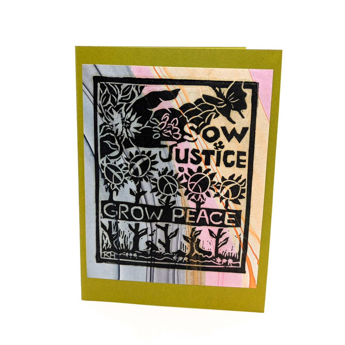 Kara Hammond - Sow Justice, Grow Peace - Card - Style 6 - VISUAL INDEX