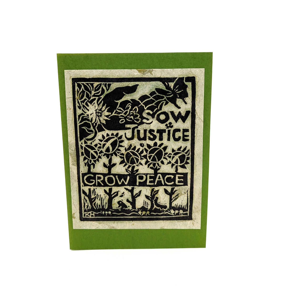 Kara Hammond - Sow Justice, Grow Peace - Card - Style 2 - VISUAL INDEX