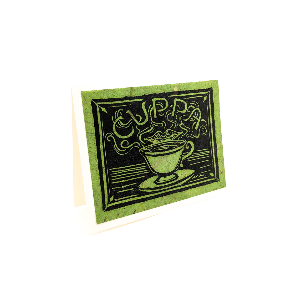 Kara Hammond - Cuppa - Card - Olive Green - VISUAL INDEX