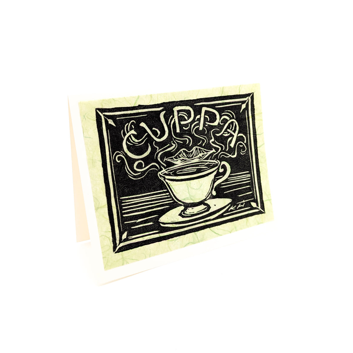 Kara Hammond - Cuppa - Card - Light Green - VISUAL INDEX