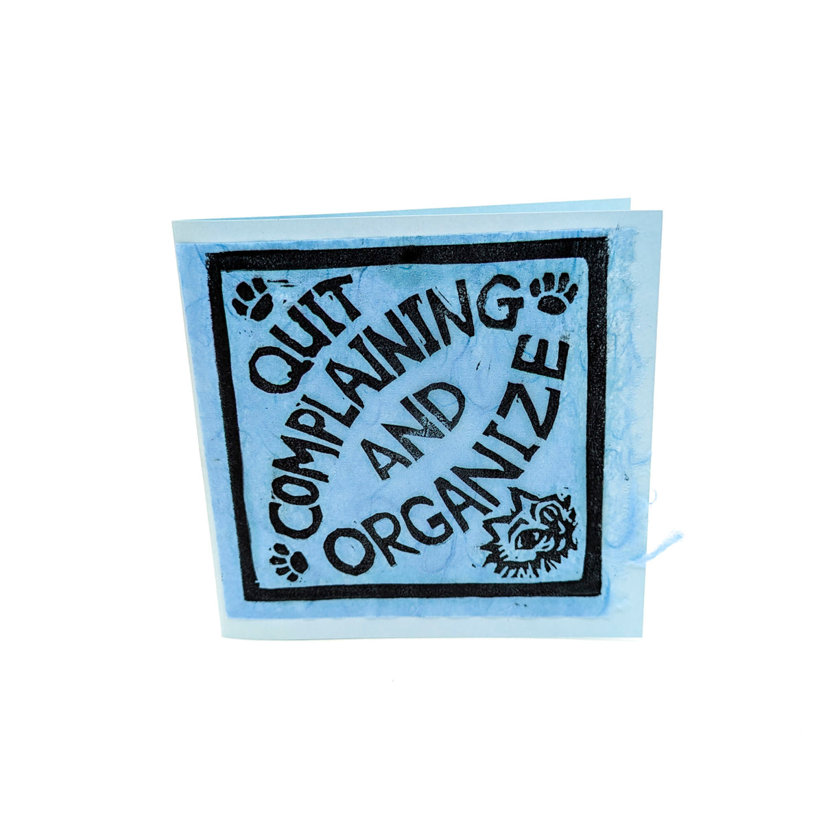 Kara Hammond - Quit Complaining and Organize - Card - Blue - VISUAL INDEX