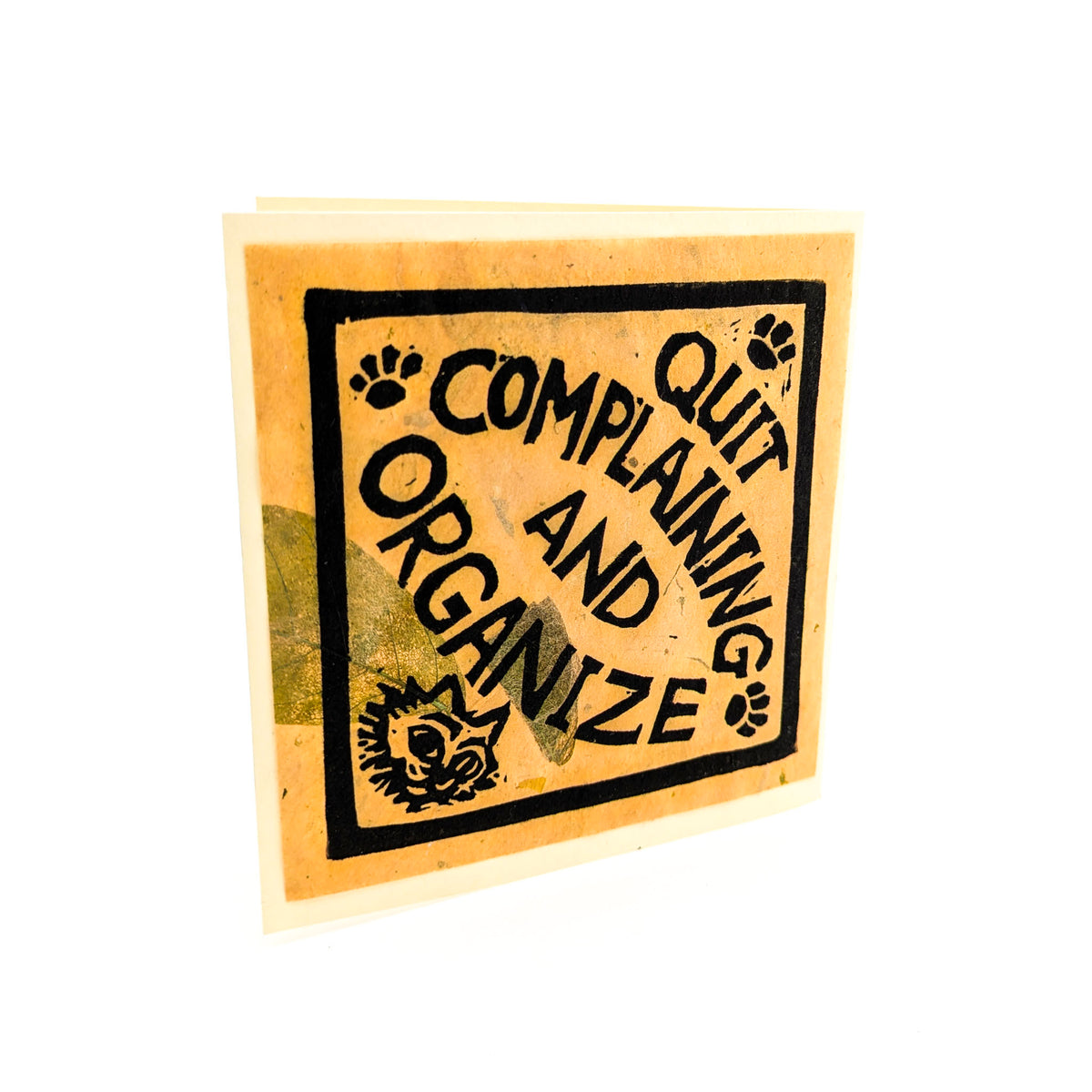 Kara Hammond - Quit Complaining and Organize - Card - Gold - VISUAL INDEX