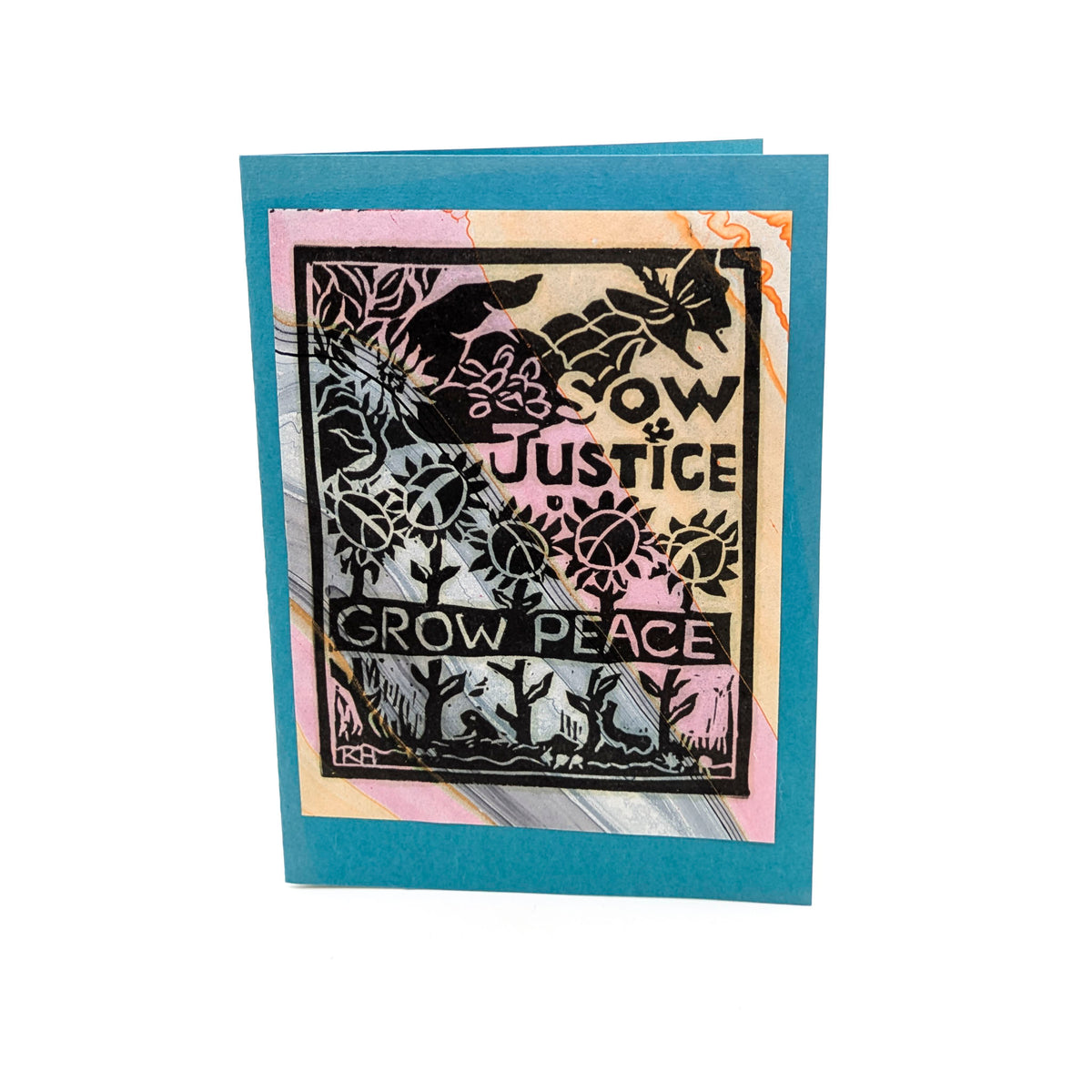 Kara Hammond - Sow Justice, Grow Peace - Card - Style 7 - VISUAL INDEX