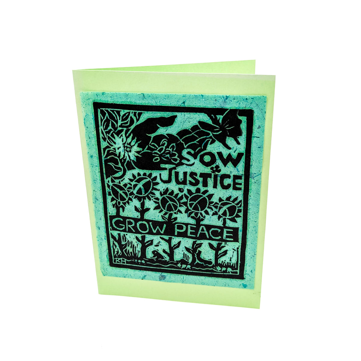 Kara Hammond - Sow Justice, Grow Peace - Card - Style 3 - VISUAL INDEX