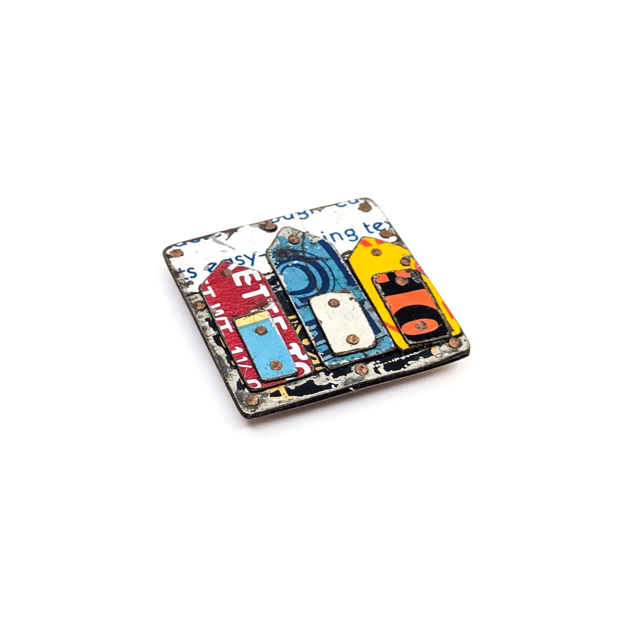 Jane Wells Harrison - House Magnetic Brooches - Style 3 - VISUAL INDEX