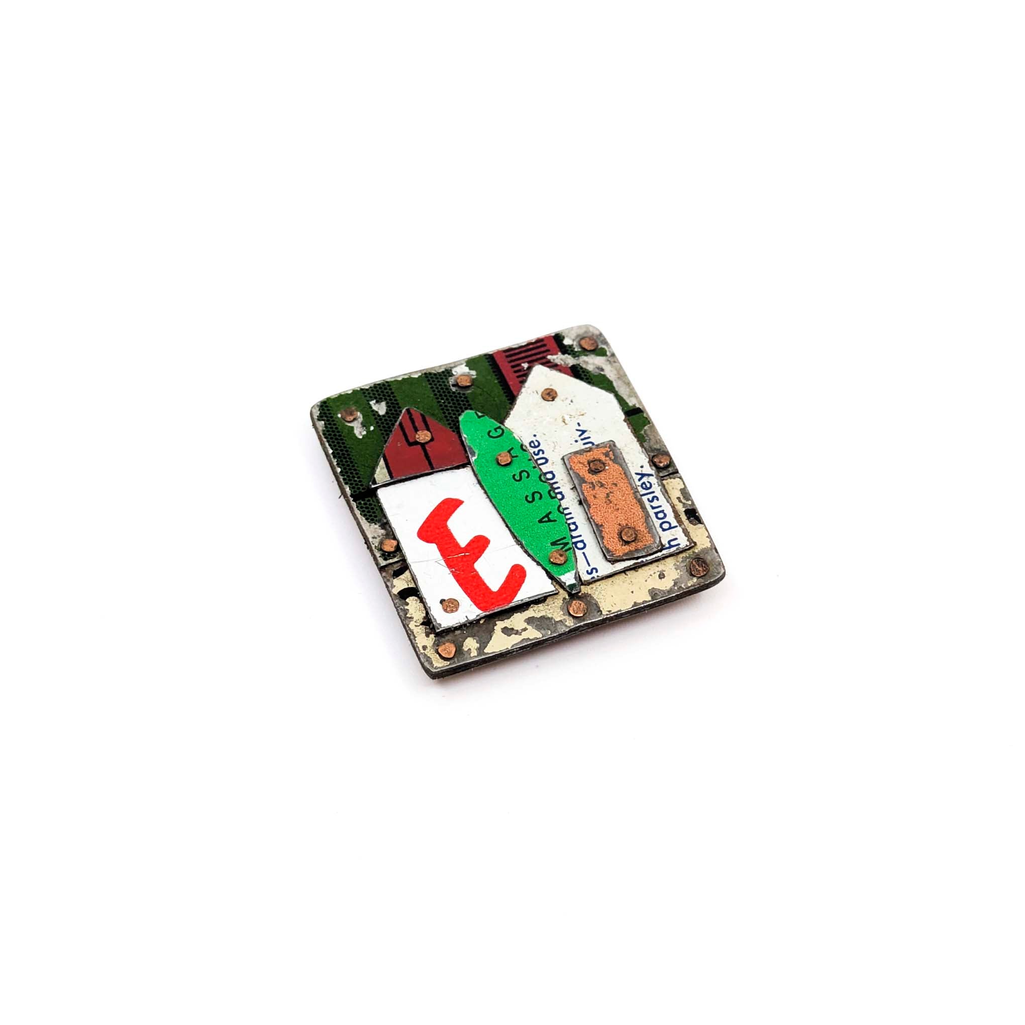 Jane Wells Harrison - House Magnetic Brooches - Style 8 - VISUAL INDEX