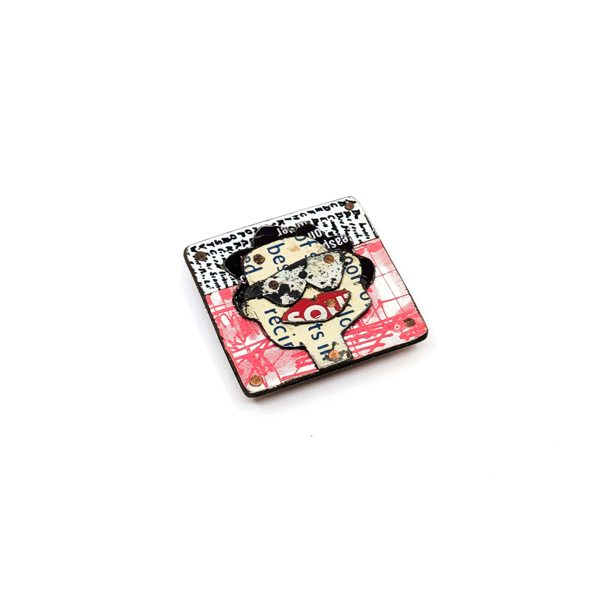 Jane Wells Harrison - Small Face Magnetic Brooches - Style 4 - VISUAL INDEX