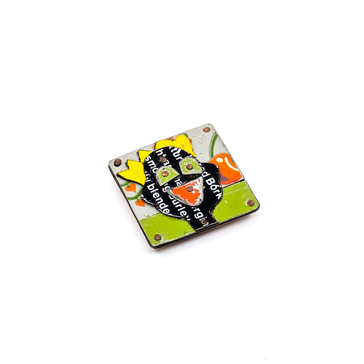 Jane Wells Harrison - Small Face Magnetic Brooches - Style 7 - VISUAL INDEX