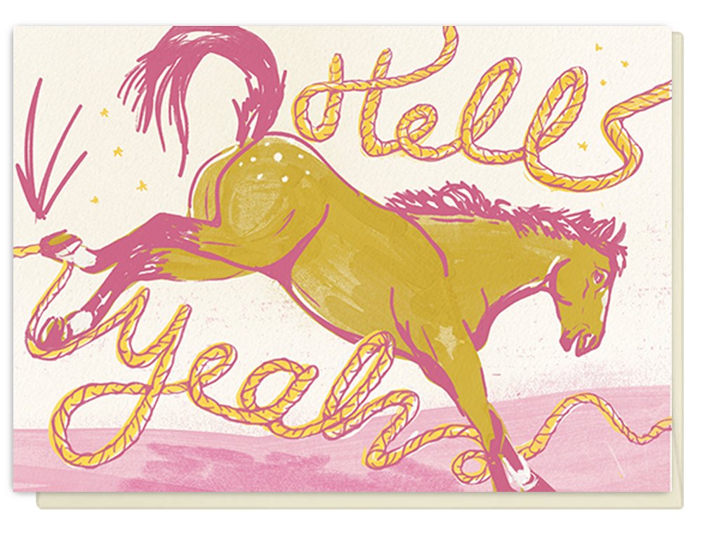 Hell Yeah Horsey- Card