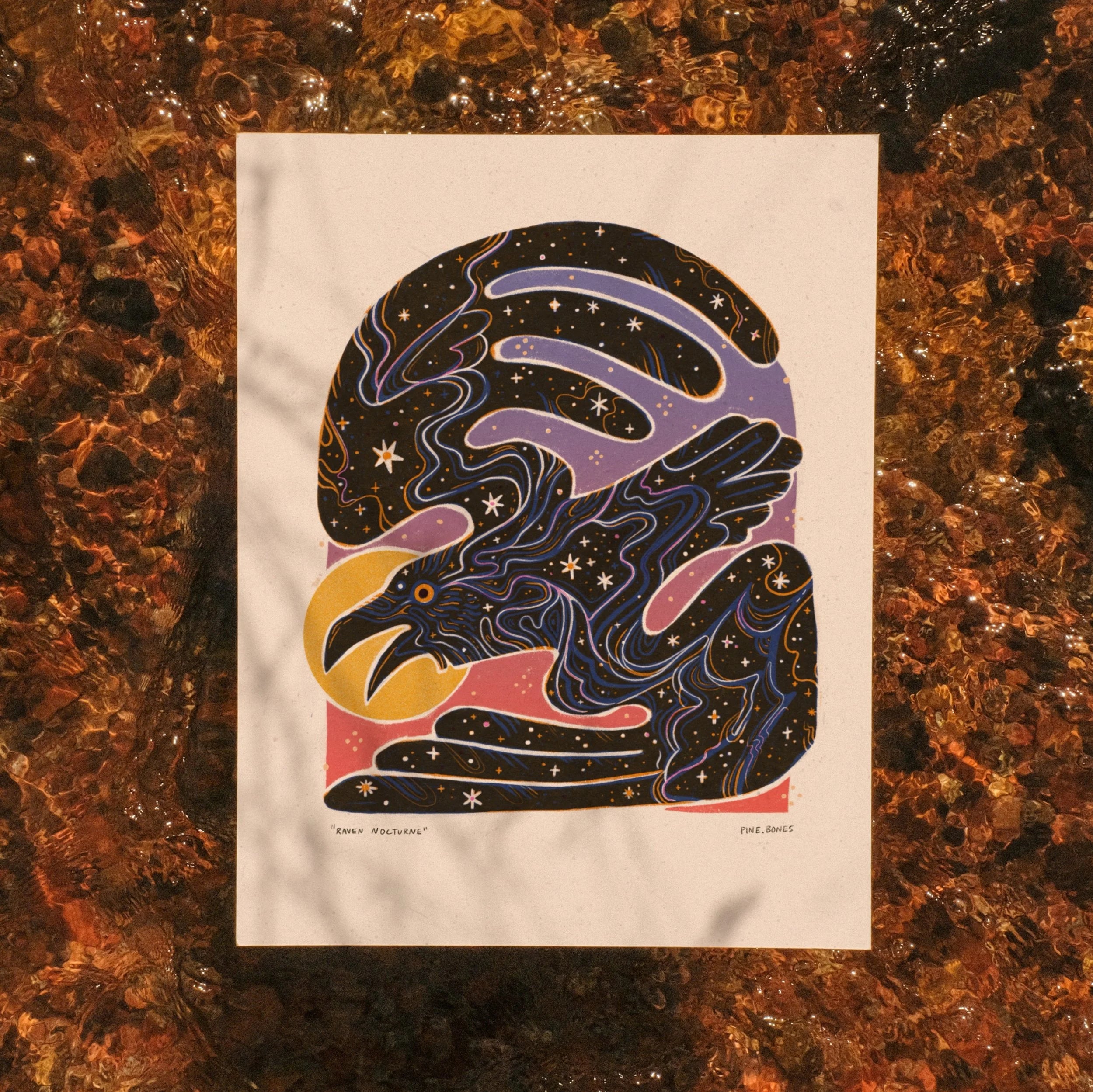 Raven Nocturne- 8x10 Print