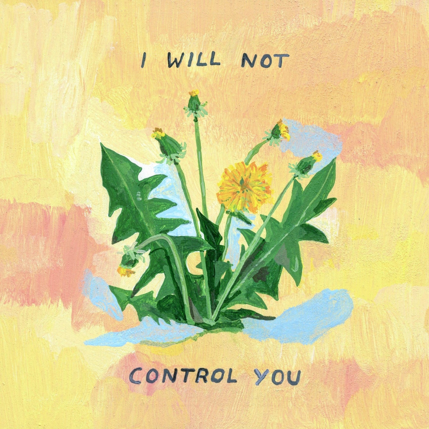 I Will Not Control You- Print