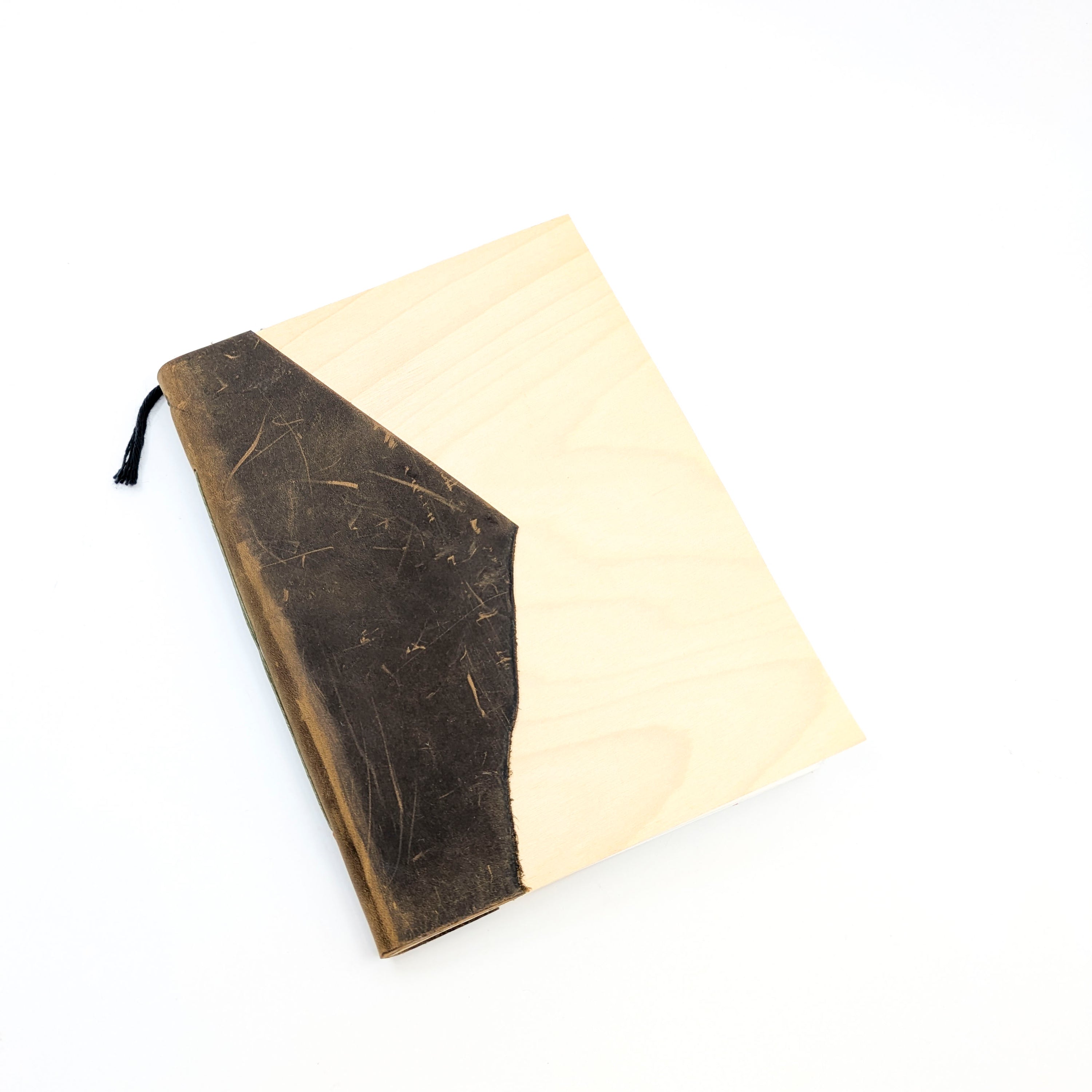 Journal Leather with Wood