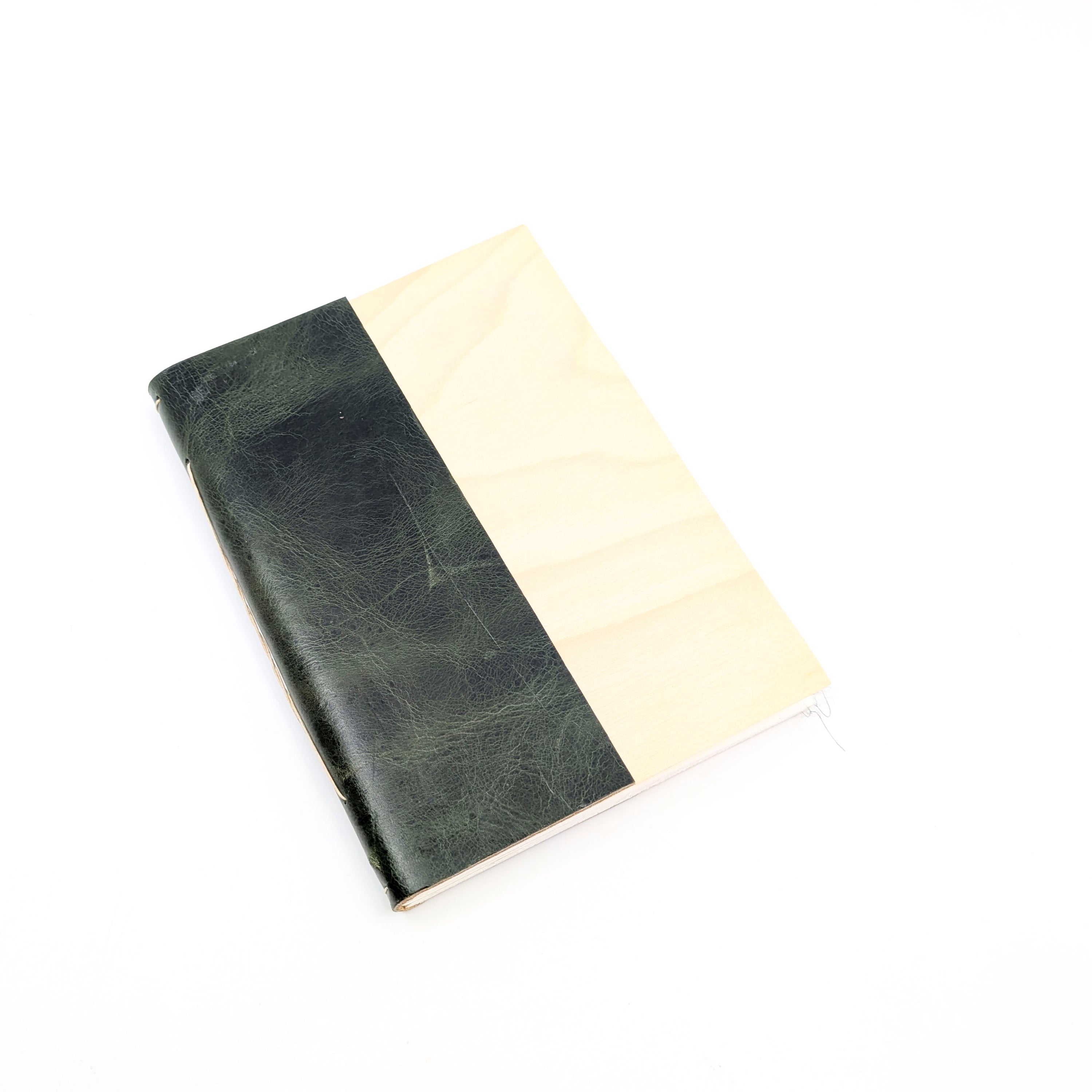 Journal Leather with Wood