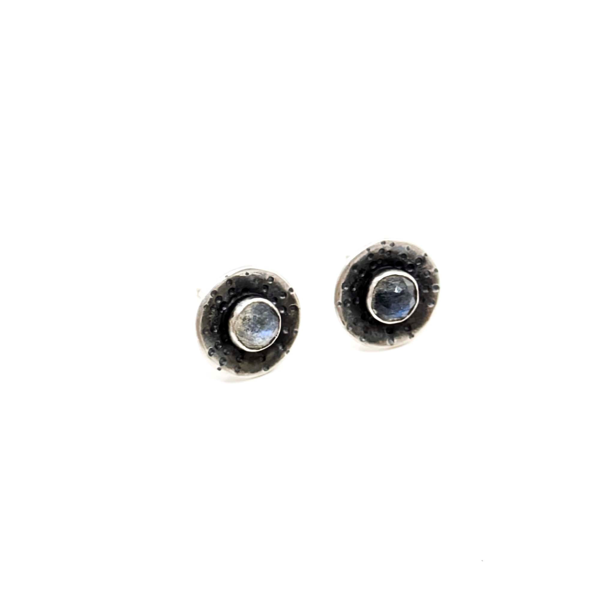 Gemstone Urchin Post- Earrings