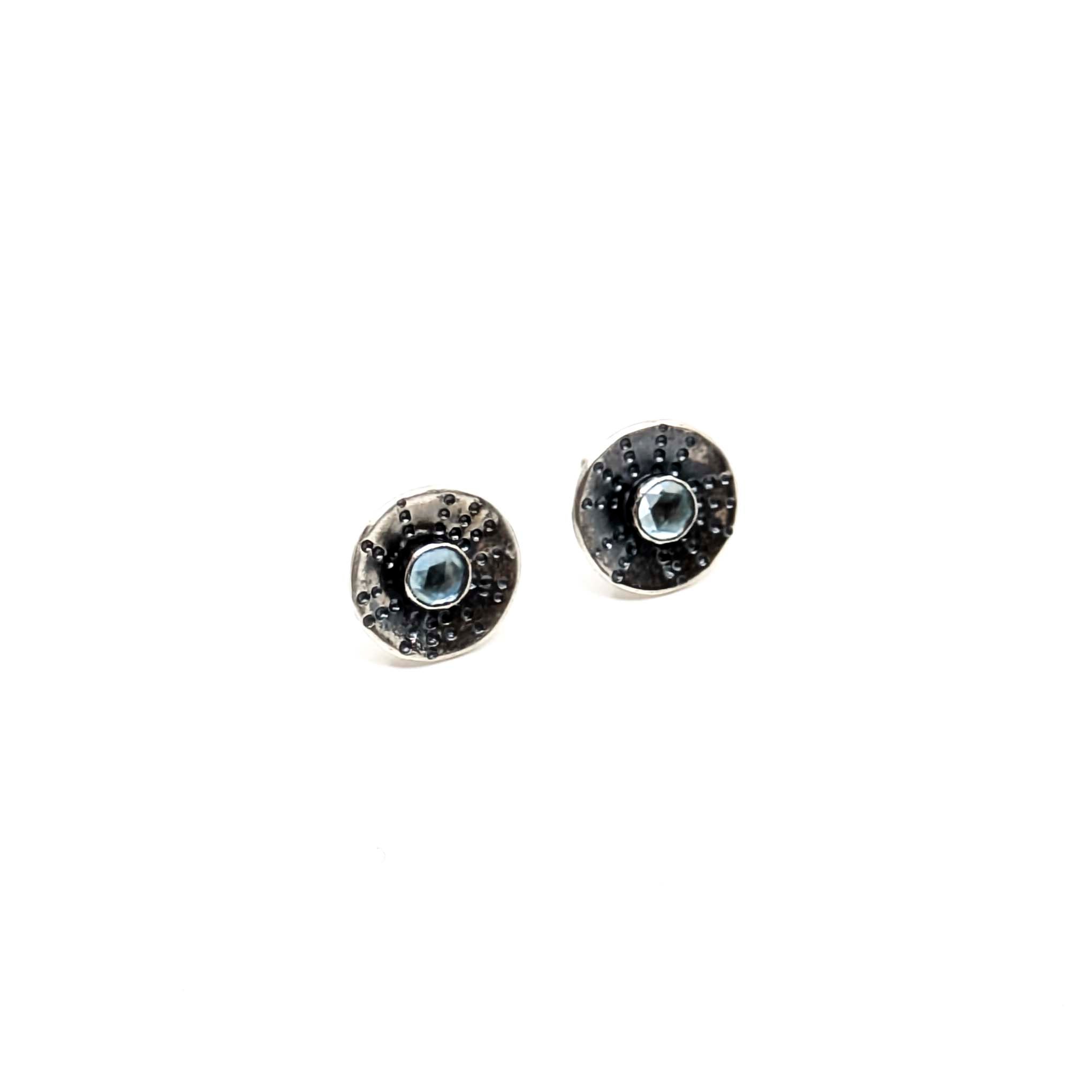 Gemstone Urchin Post- Earrings