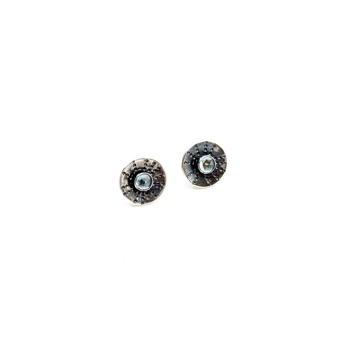 Juniper Bay Metals - Gemstone Urchin Post - Earrings - Topaz - VISUAL INDEX