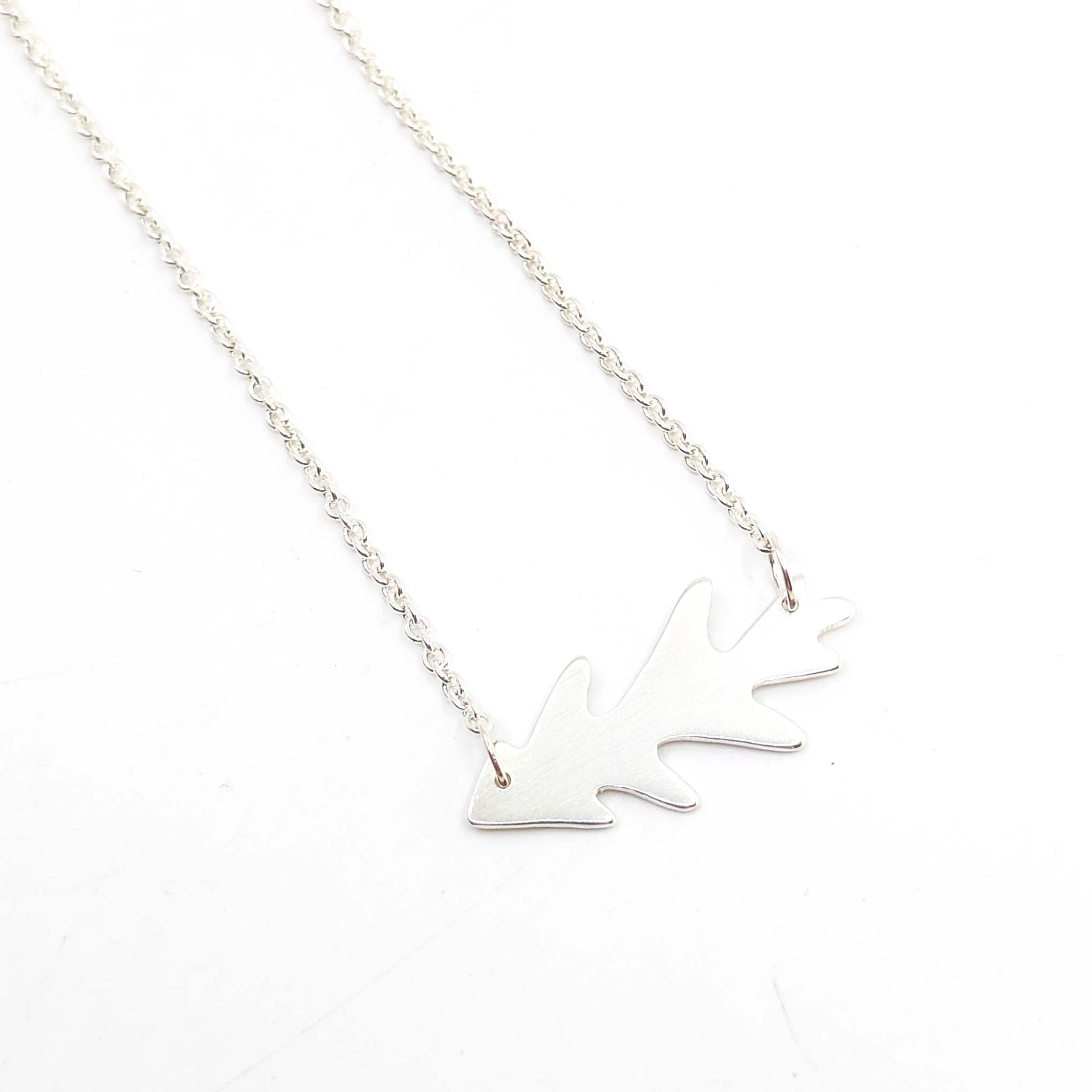 Petite Oak Leaf- Necklace