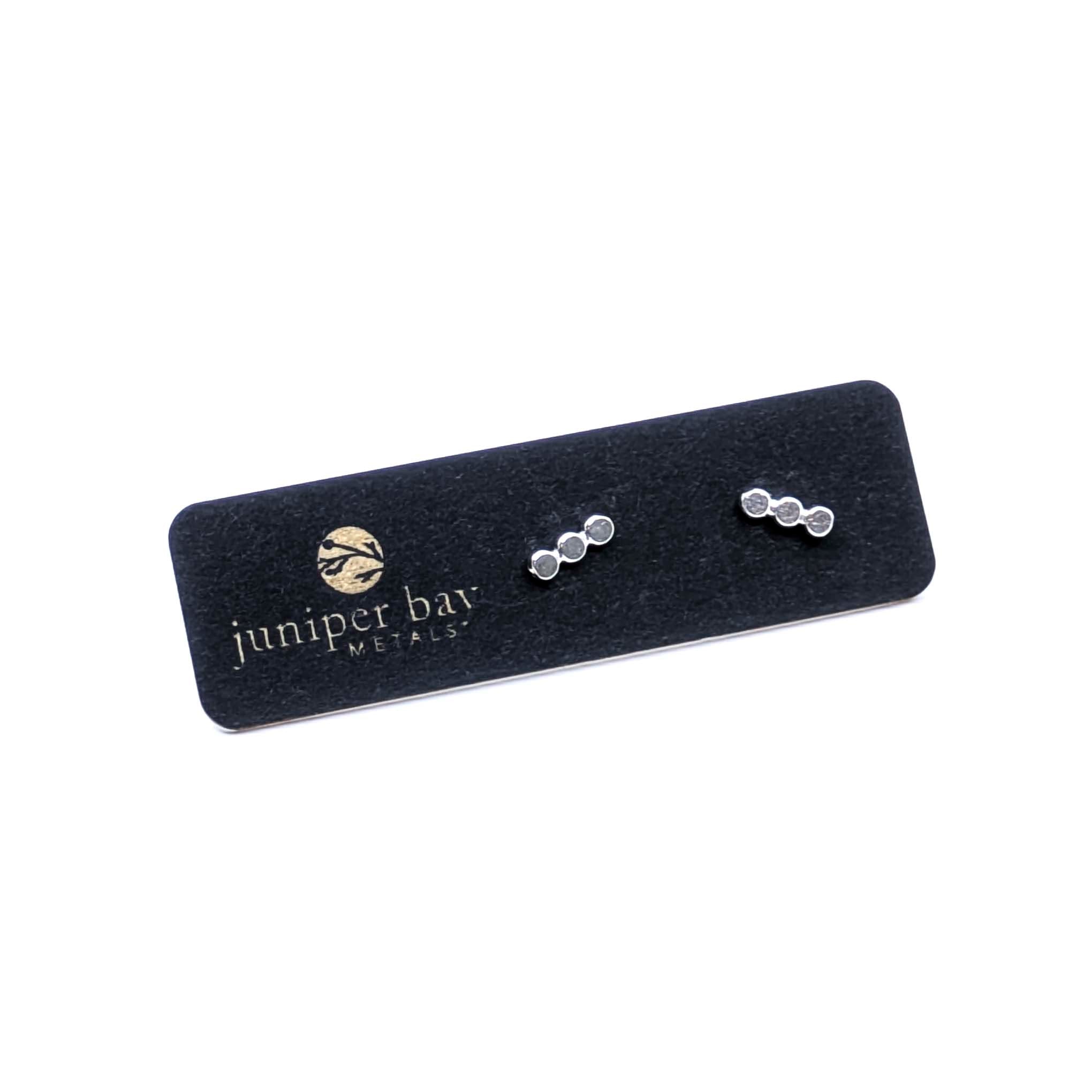 Three Dot Stud Earrings