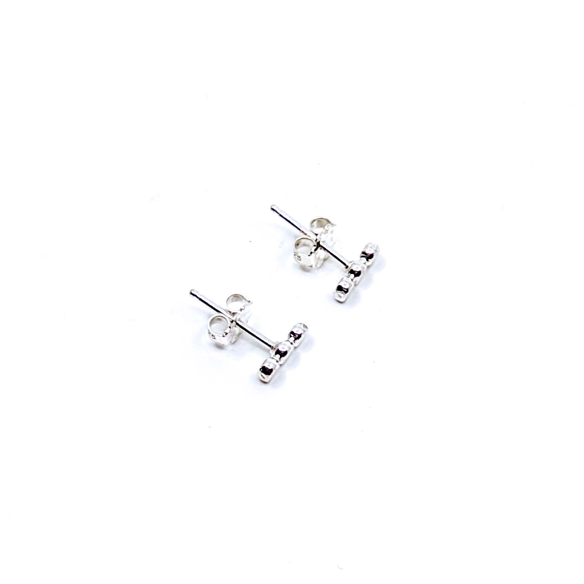 Three Dot Stud Earrings