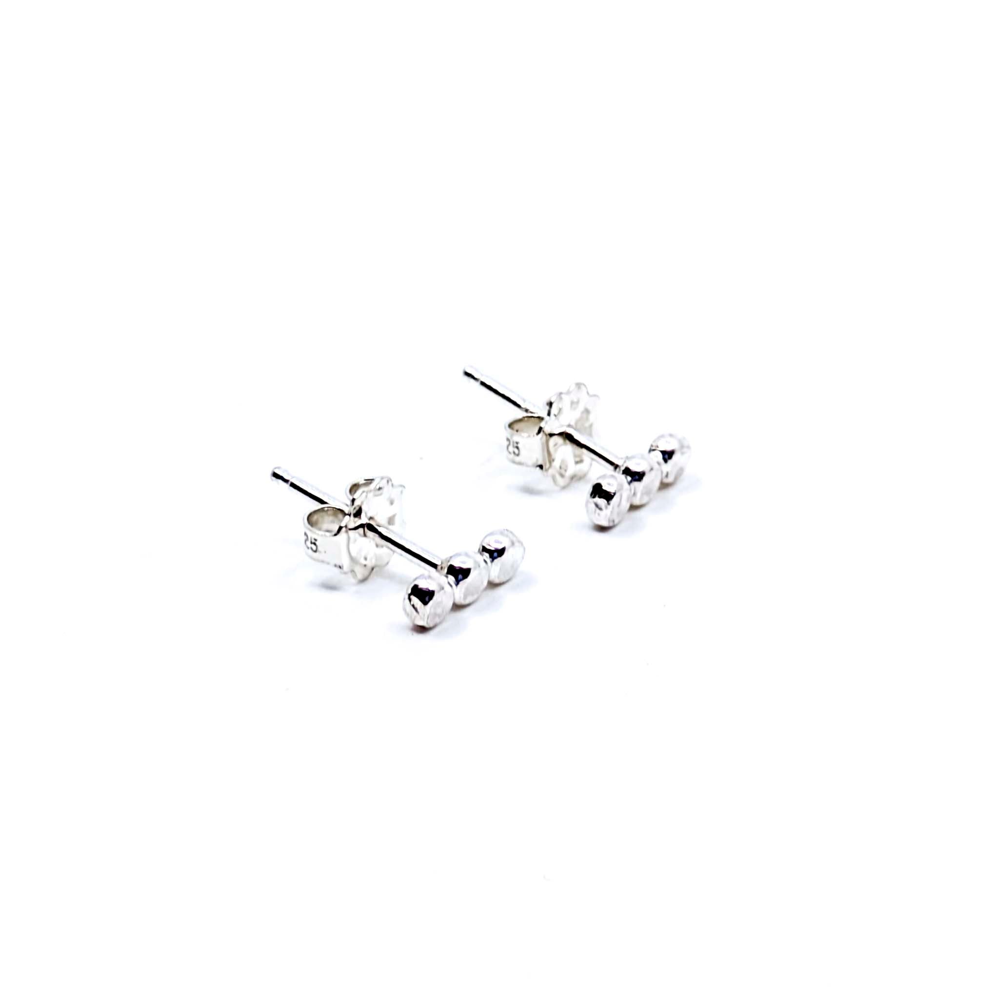 Three Dot Stud Earrings