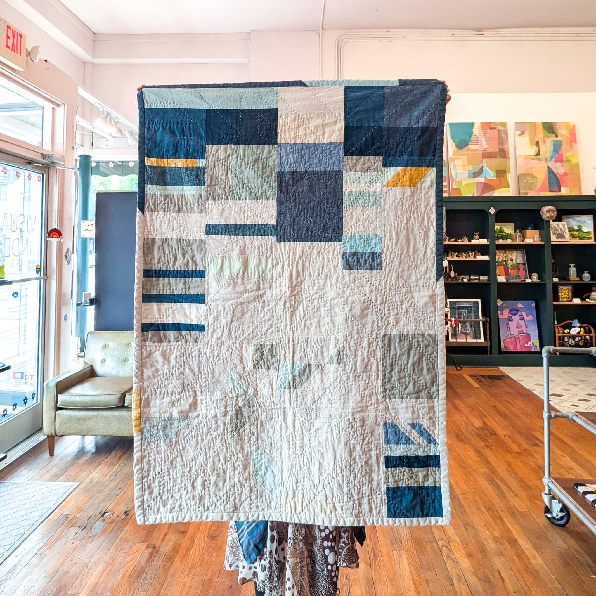 Small Geometric Quilt (2 styles)