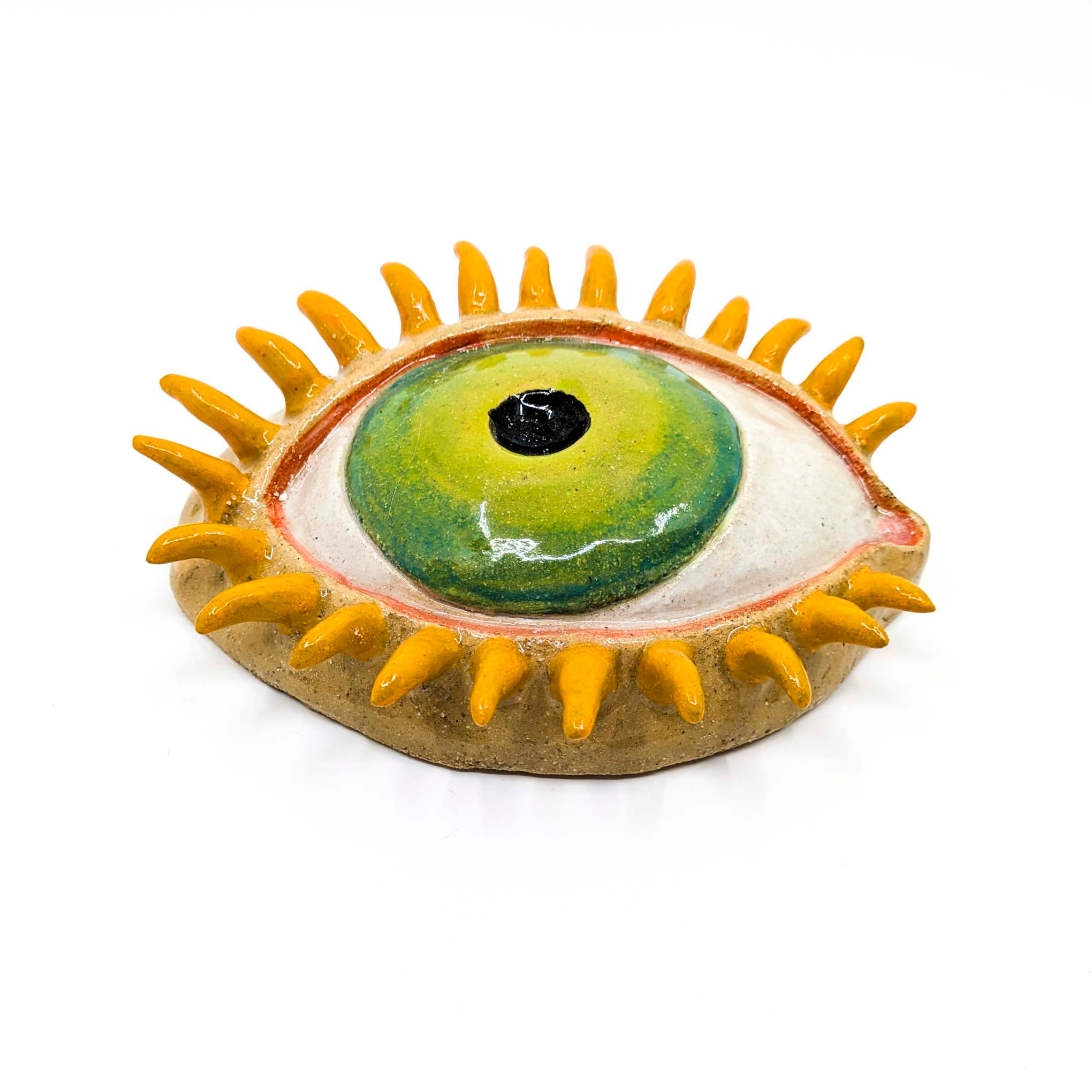Medium Eyeball Wall Art (Green)