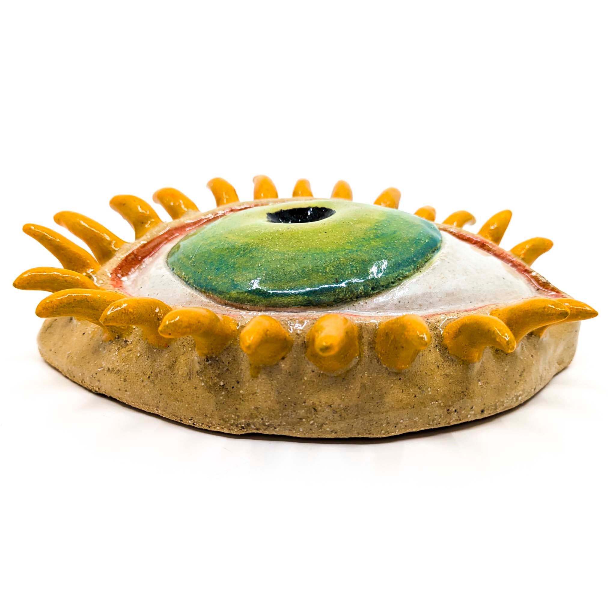 Medium Eyeball Wall Art (Green)