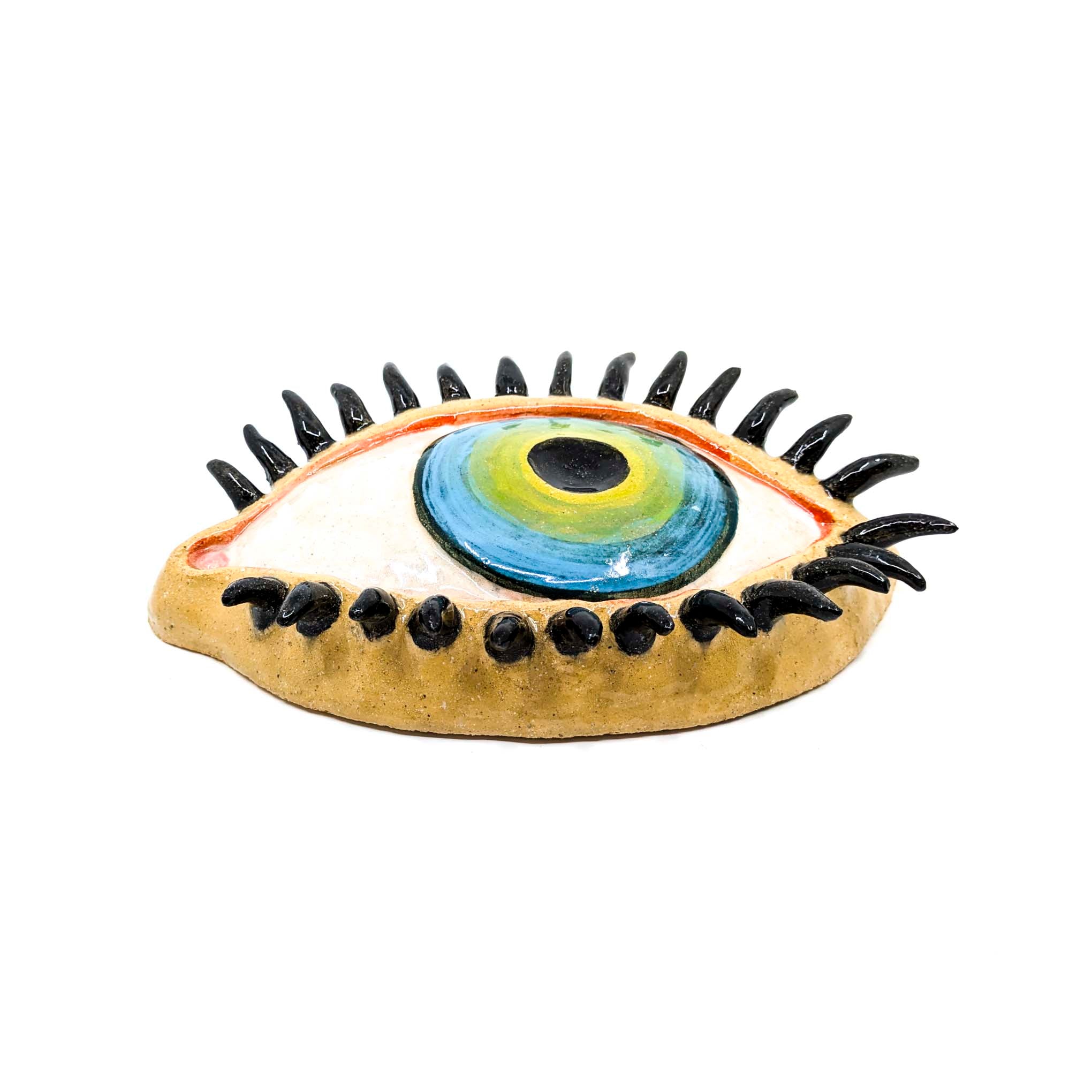 Large Eyeball Wall Art (Blue/Green)