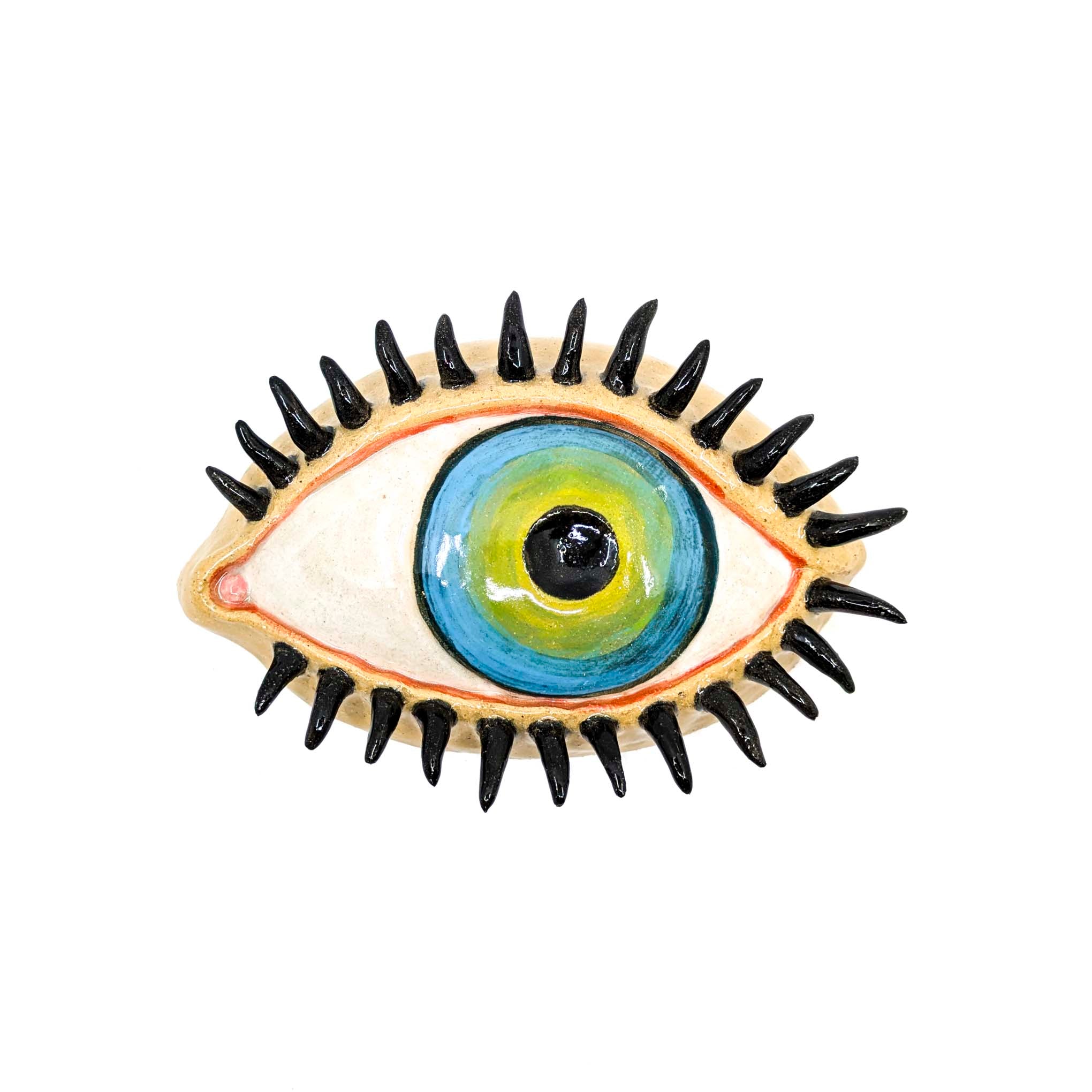 Large Eyeball Wall Art (Blue/Green)