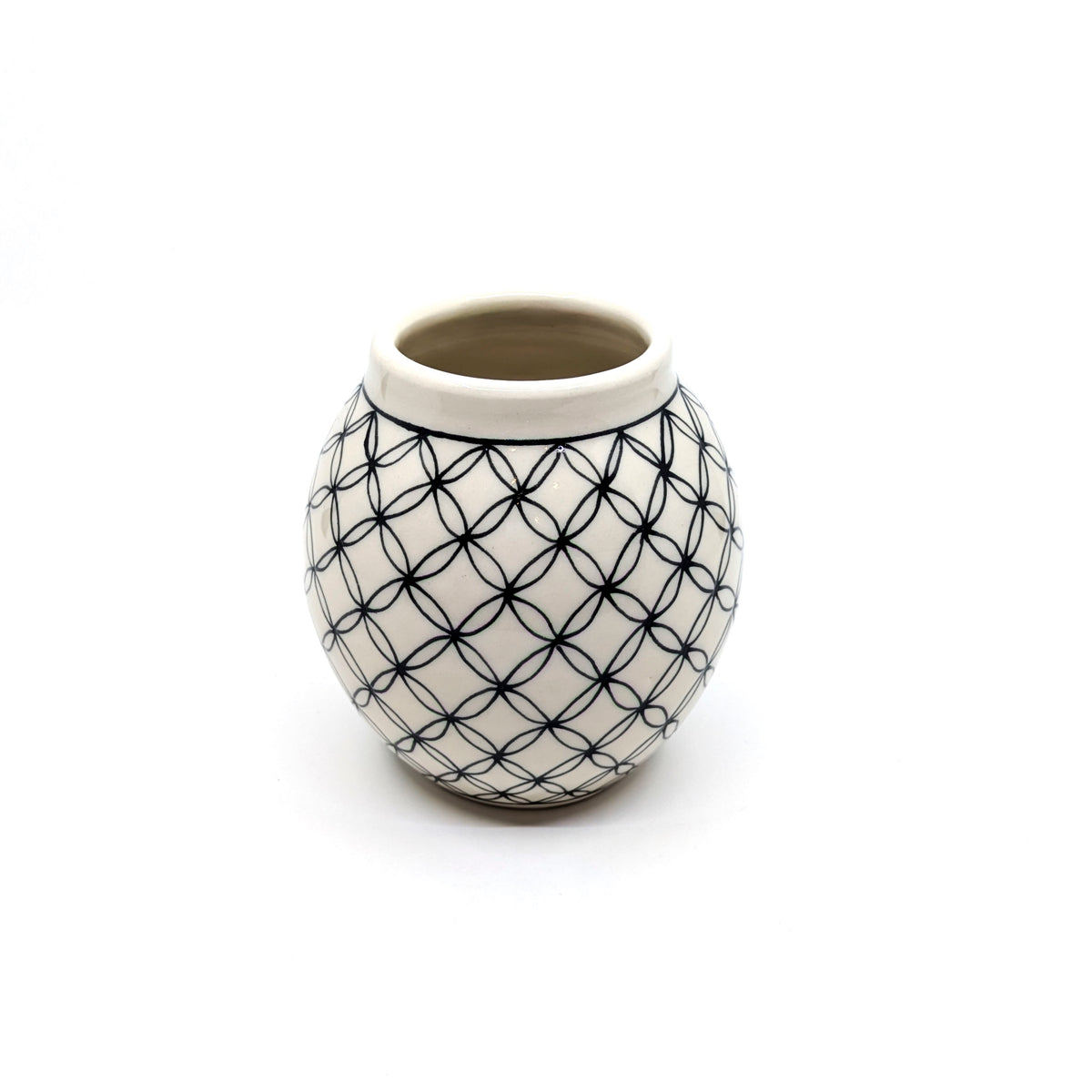 Flower Pattern Small Vase