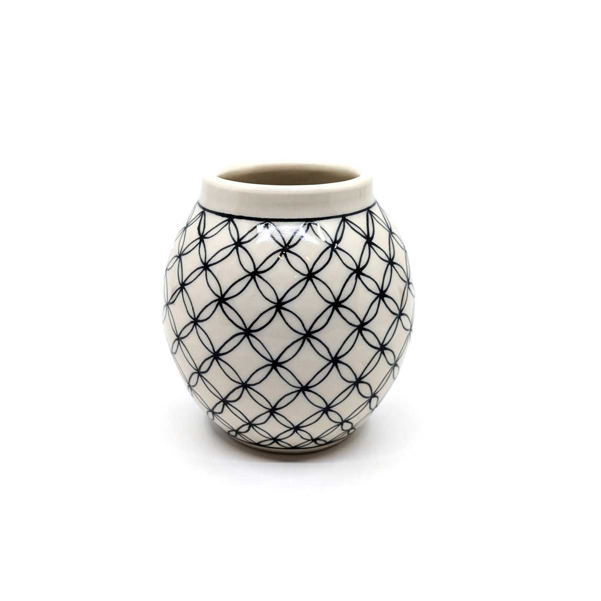 Flower Pattern Small Vase