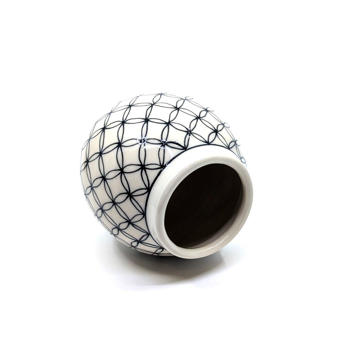 Flower Pattern Small Vase