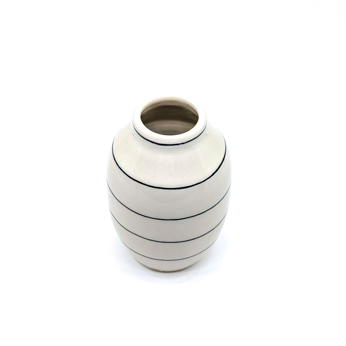 Simple Lined Small Vase
