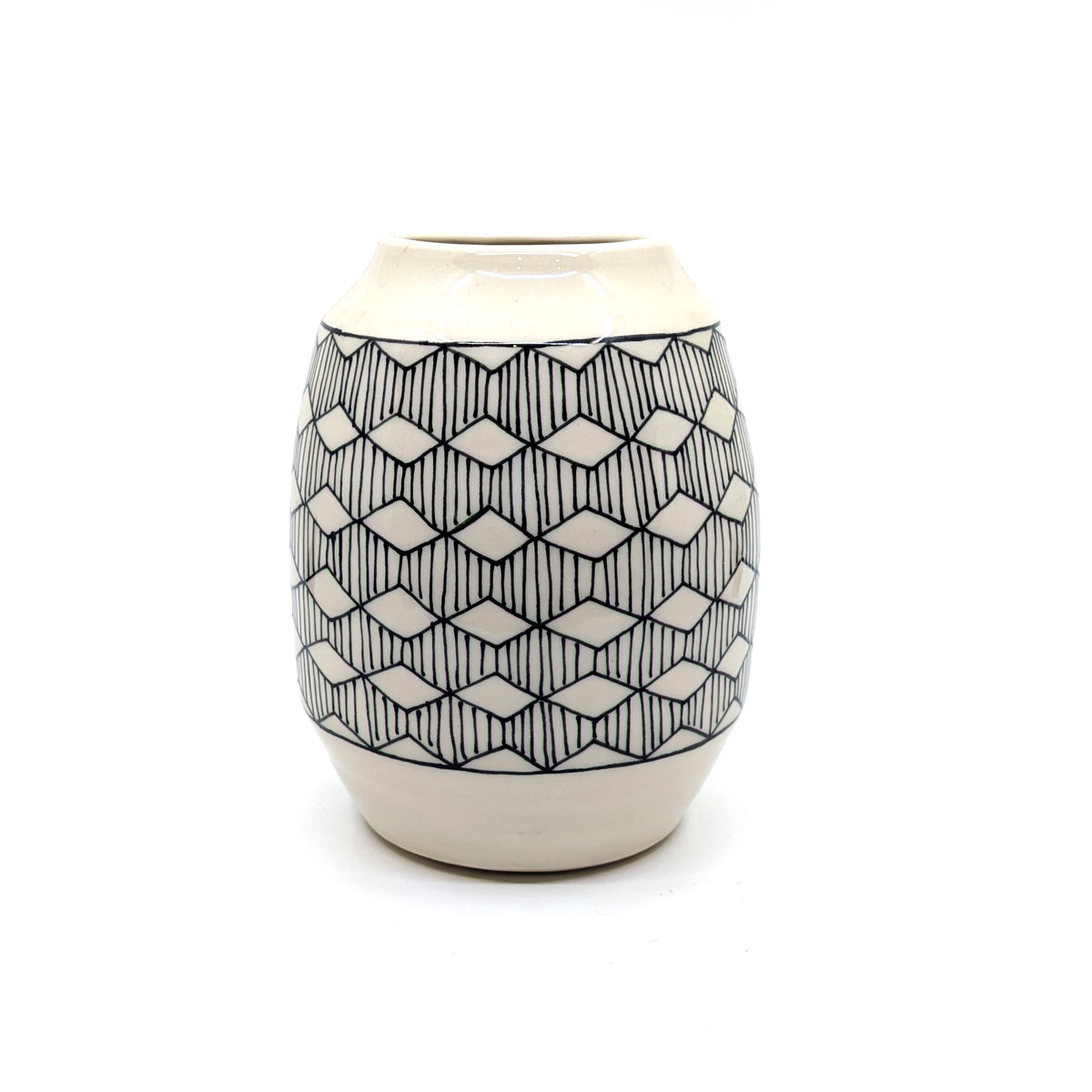Geometric Pattern Medium Vase