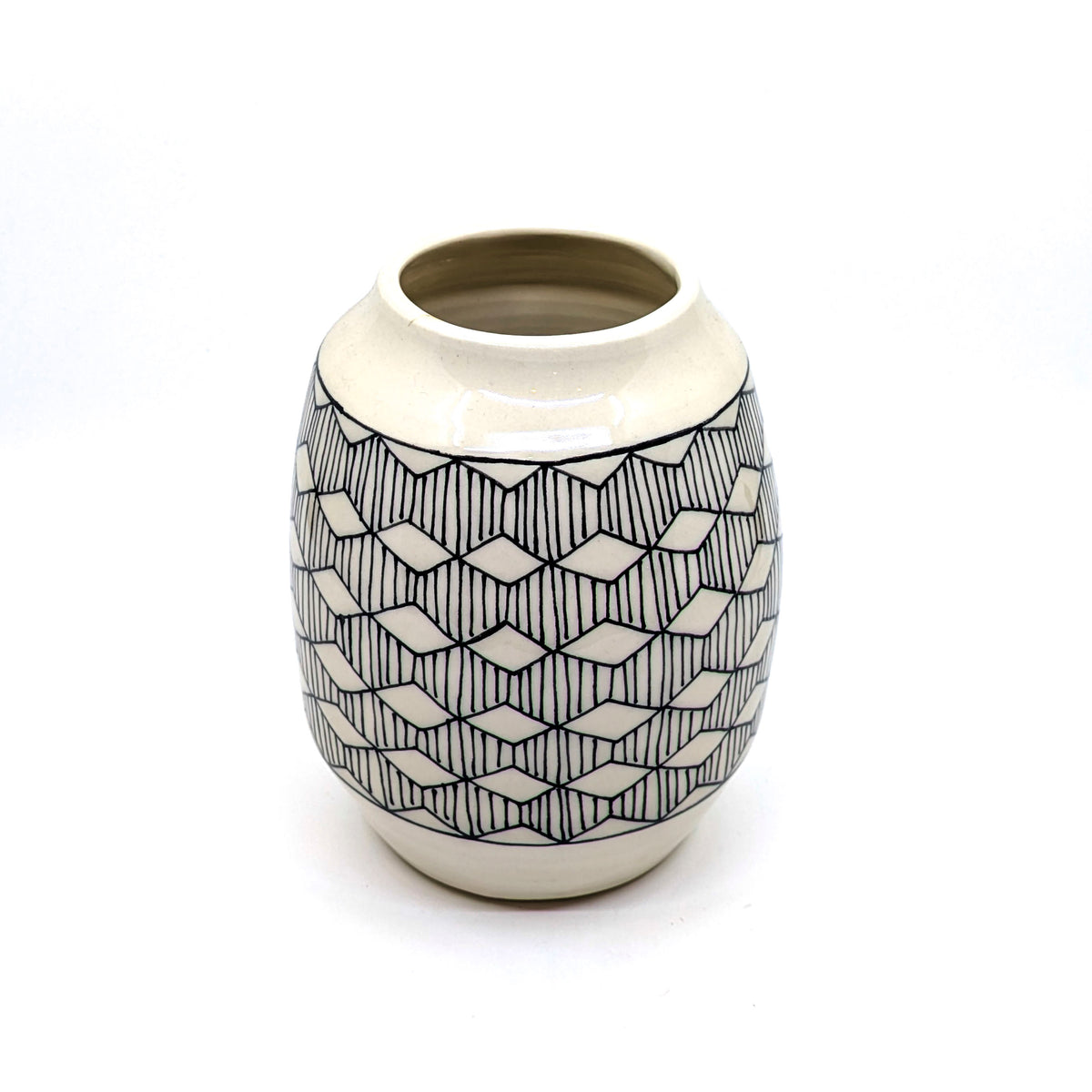 Geometric Pattern Medium Vase