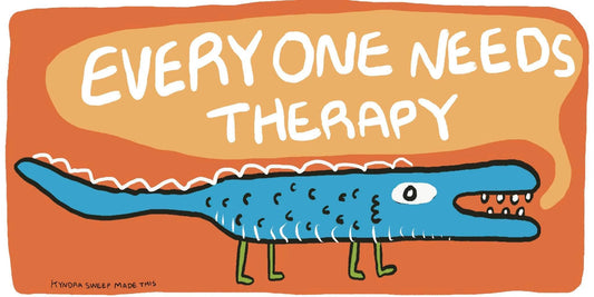 Everyone Needs Therapy- Large Sticker