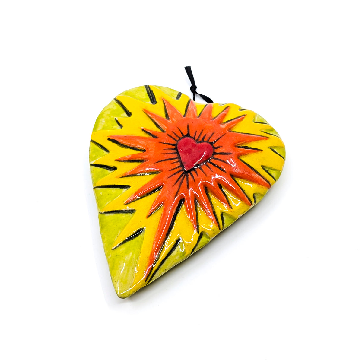 The Big Bang of Love (Chartreuse) Rattle Wall Art
