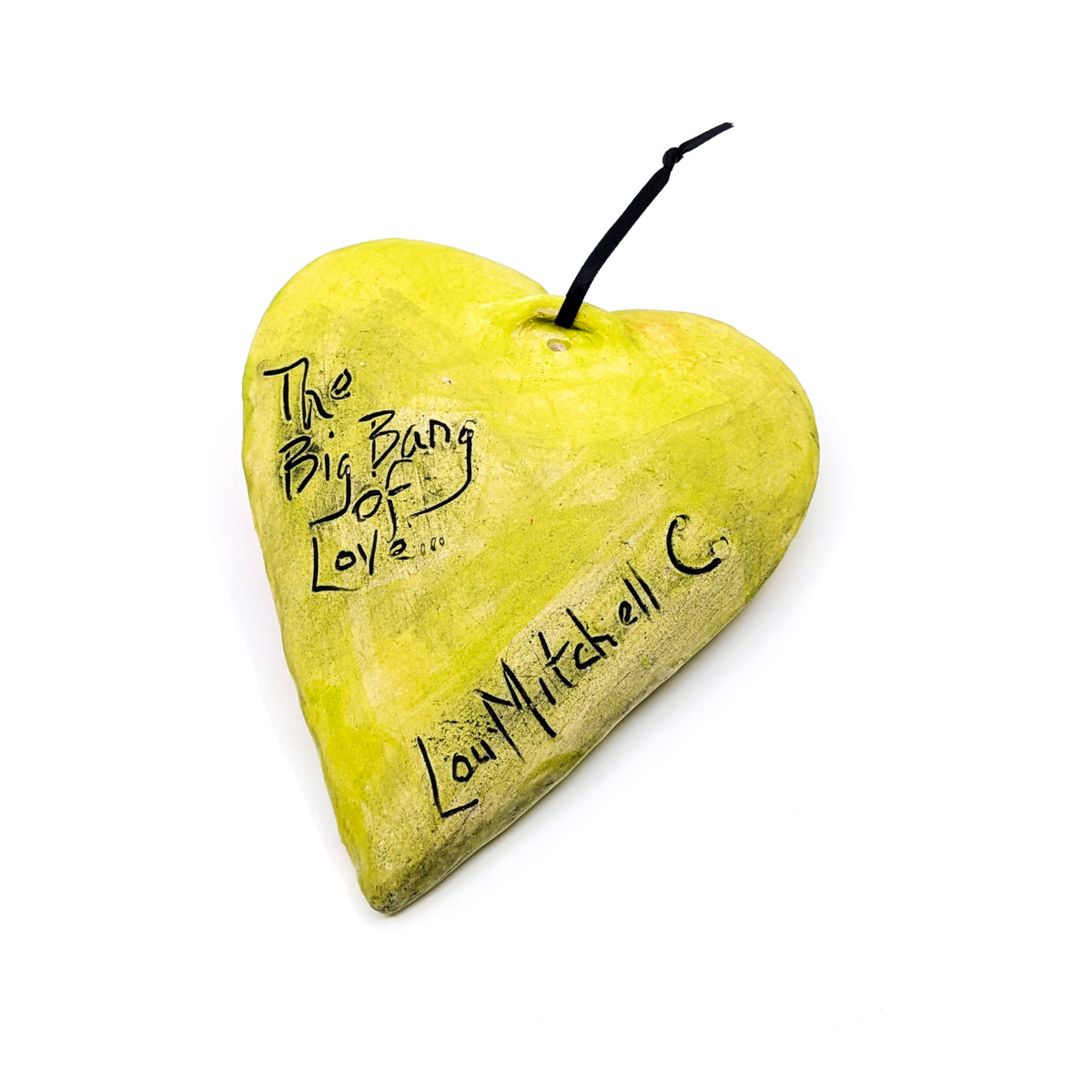 The Big Bang of Love (Chartreuse) Rattle Wall Art