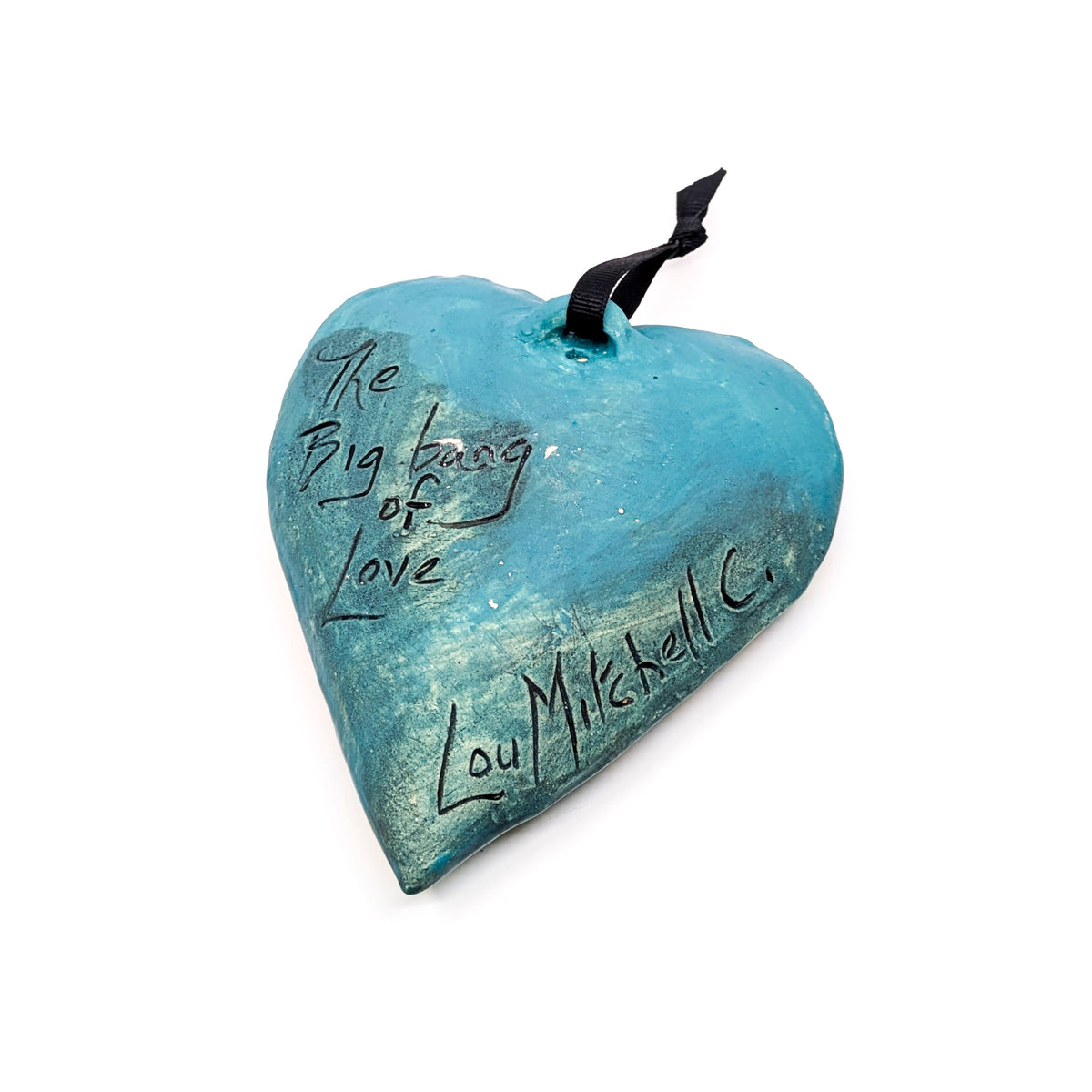 The Big Bang of Love (Teal) Rattle Wall Art