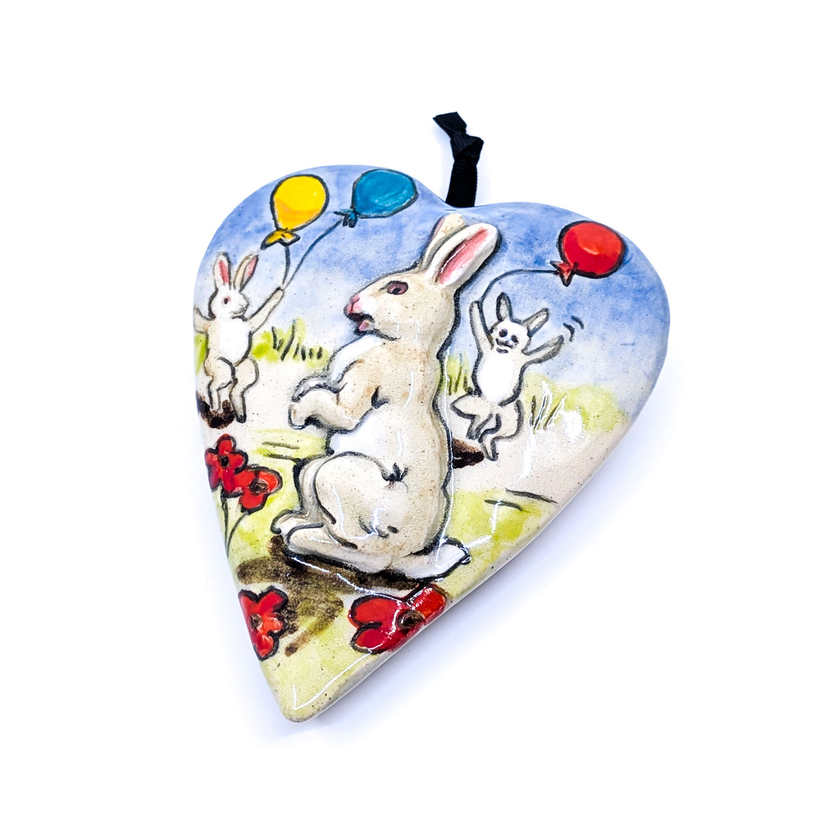 Bunny Gets Surprised- Rattle Wall Art