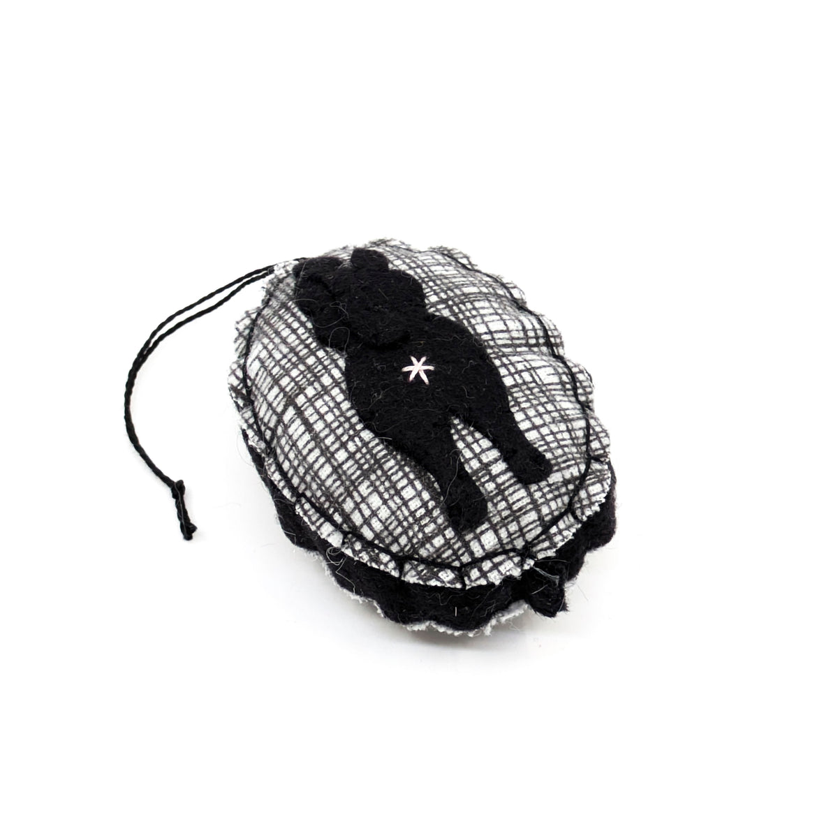 Cat Butt Ornament (Black)