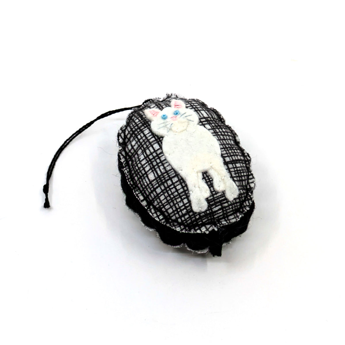 Cat Butt Ornament (White)