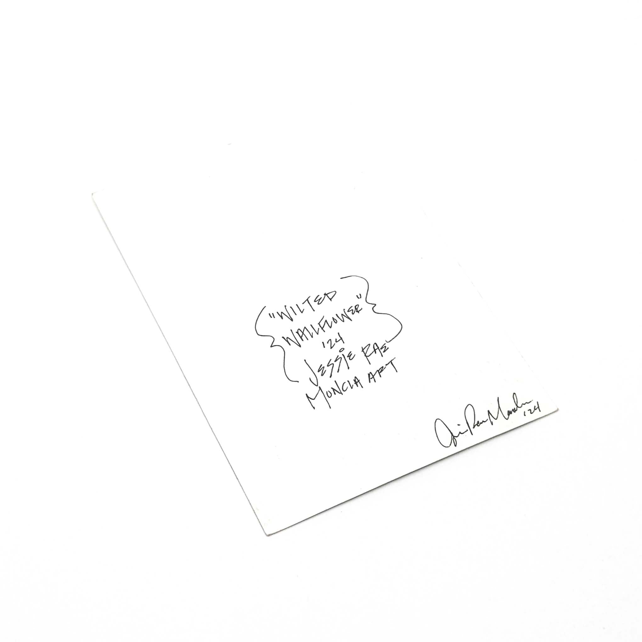 Wilted Wallflower- Original Artwork