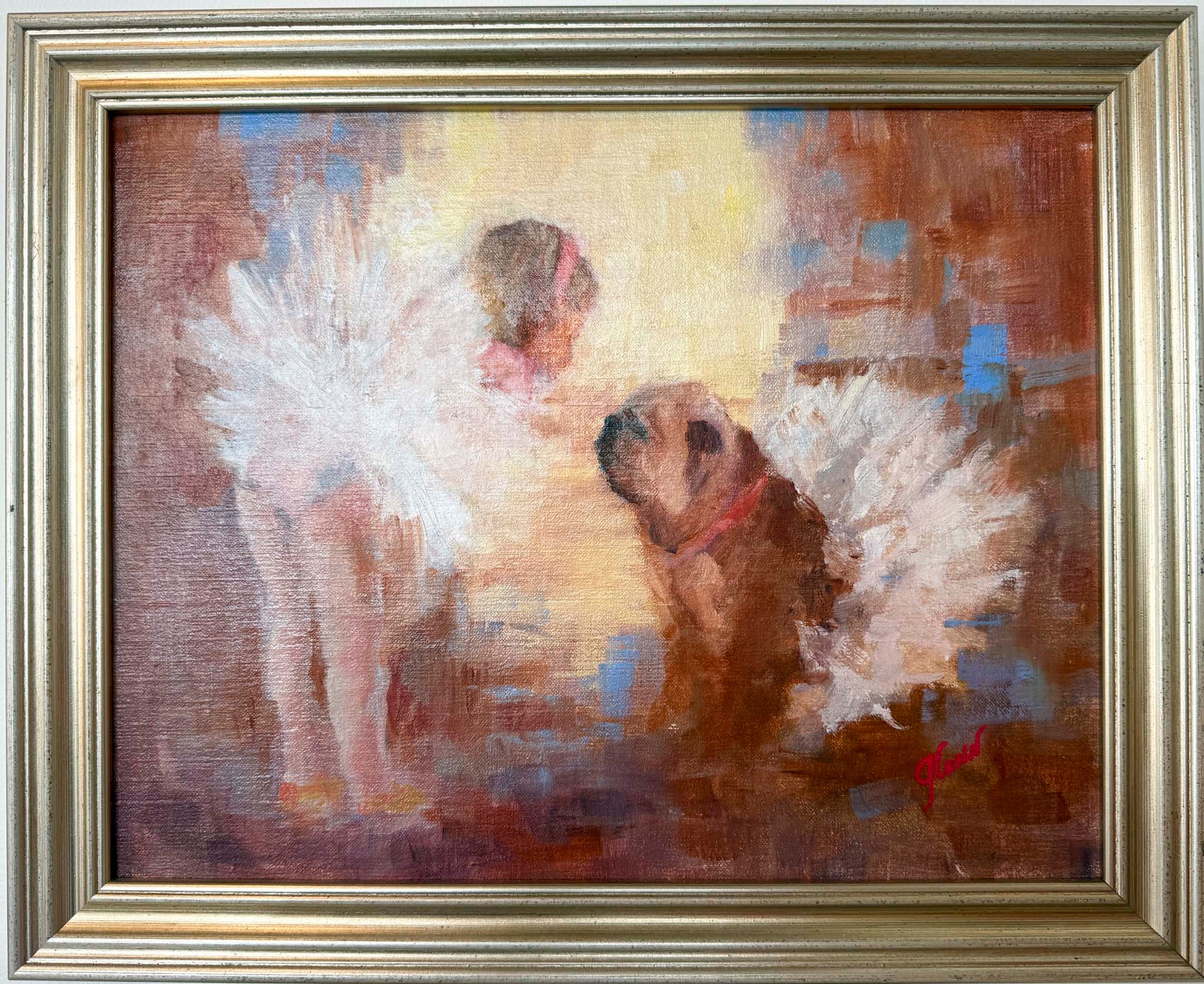 Pas de Deux Girl and Bulldog