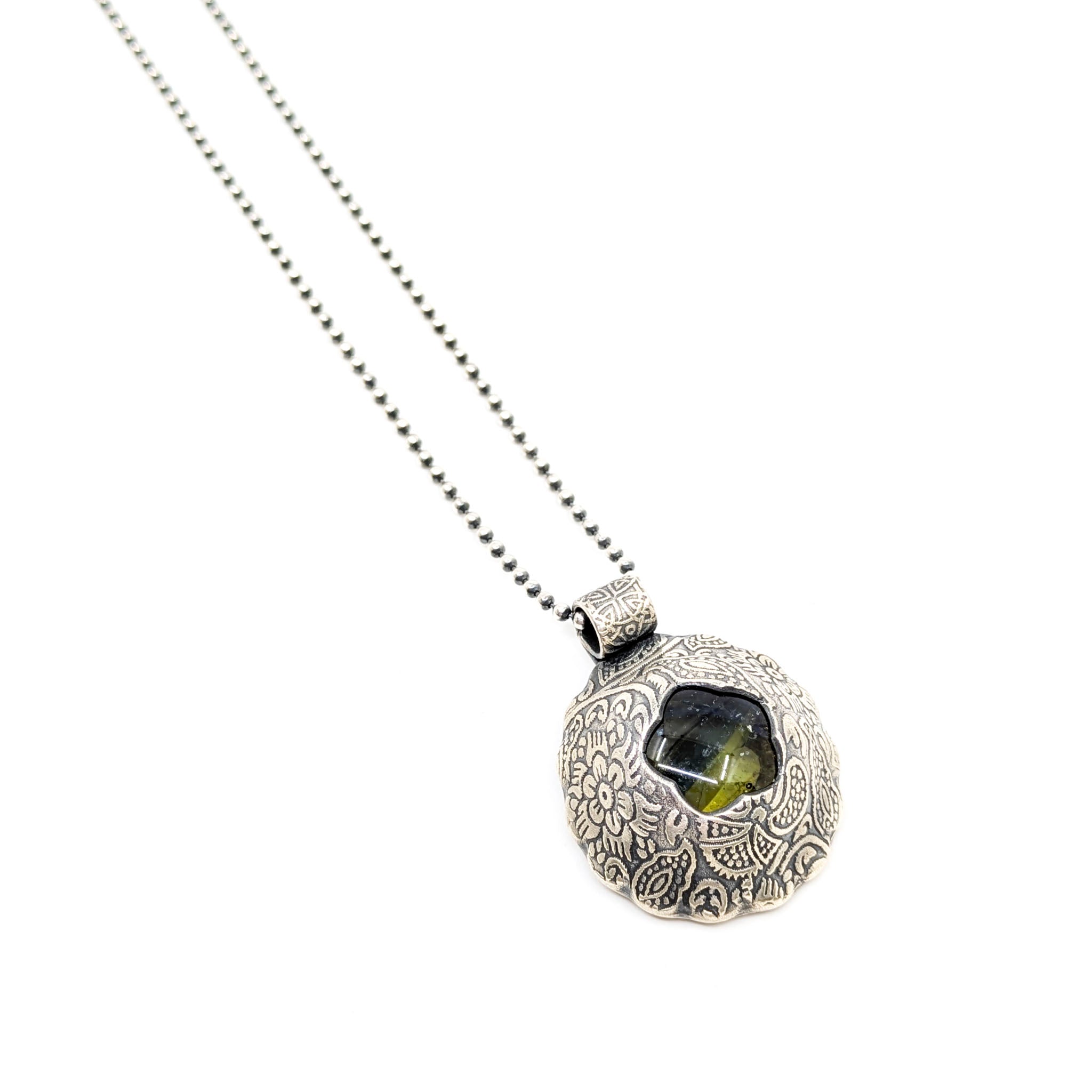 Green Cat's Eye Necklace