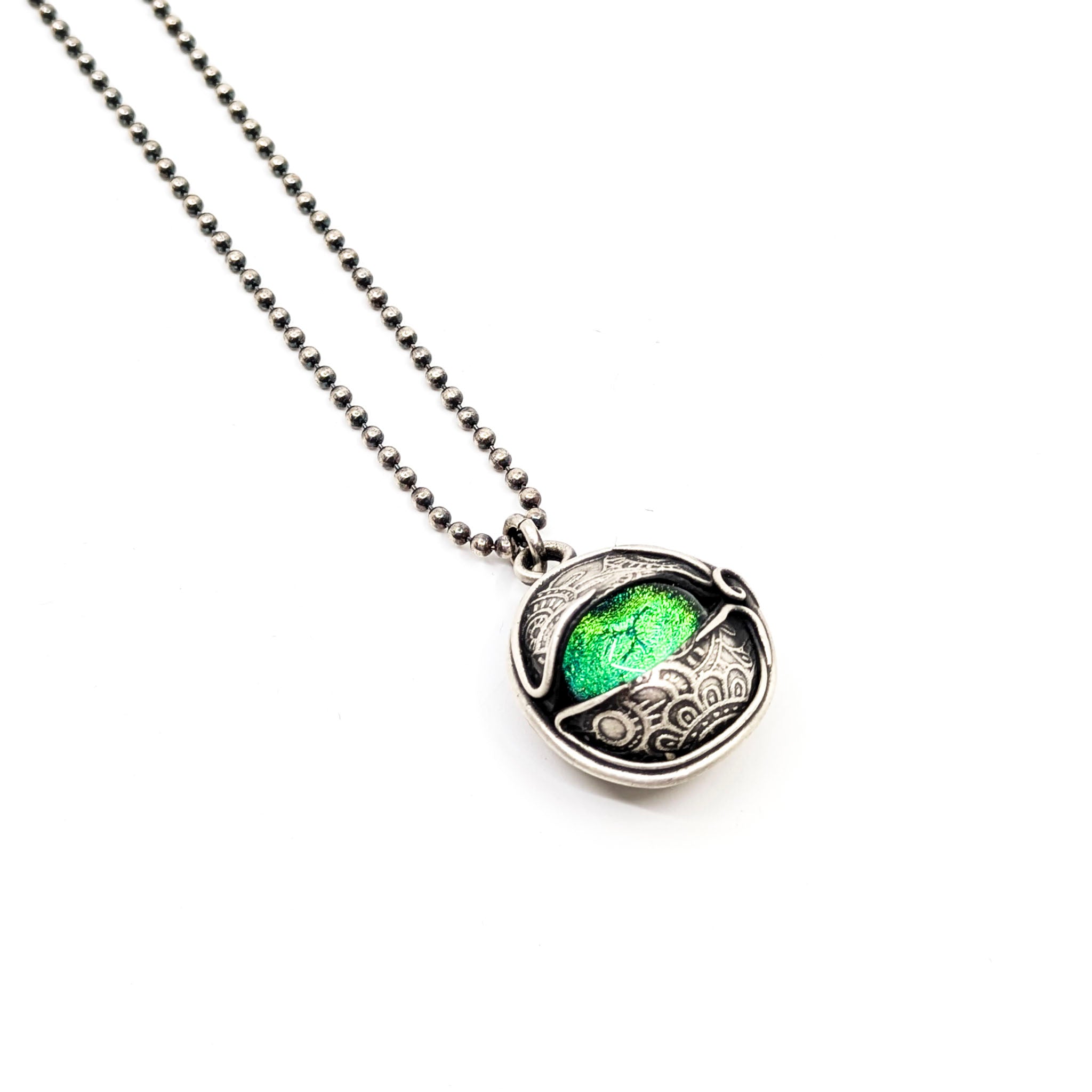 Purple & Green Duality Necklace