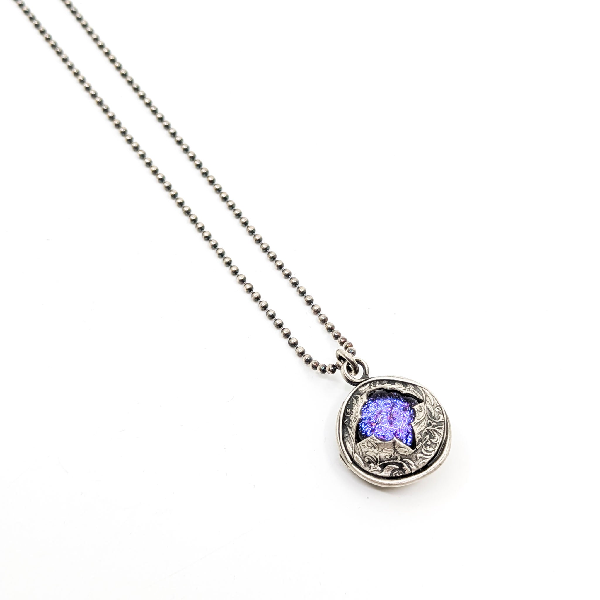 Purple & Green Duality Necklace